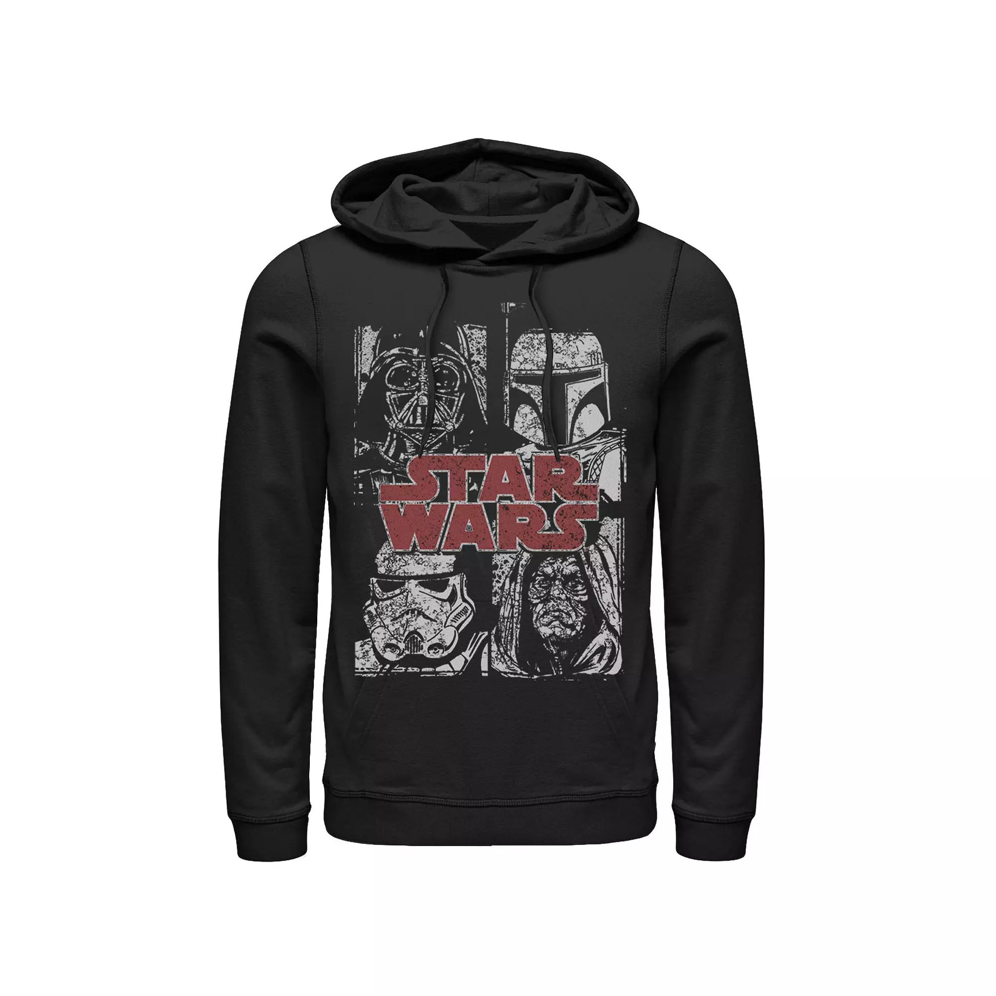 Men's Star Wars Villains Panel Poster Graphic Pullover Hoodie,  Product Image