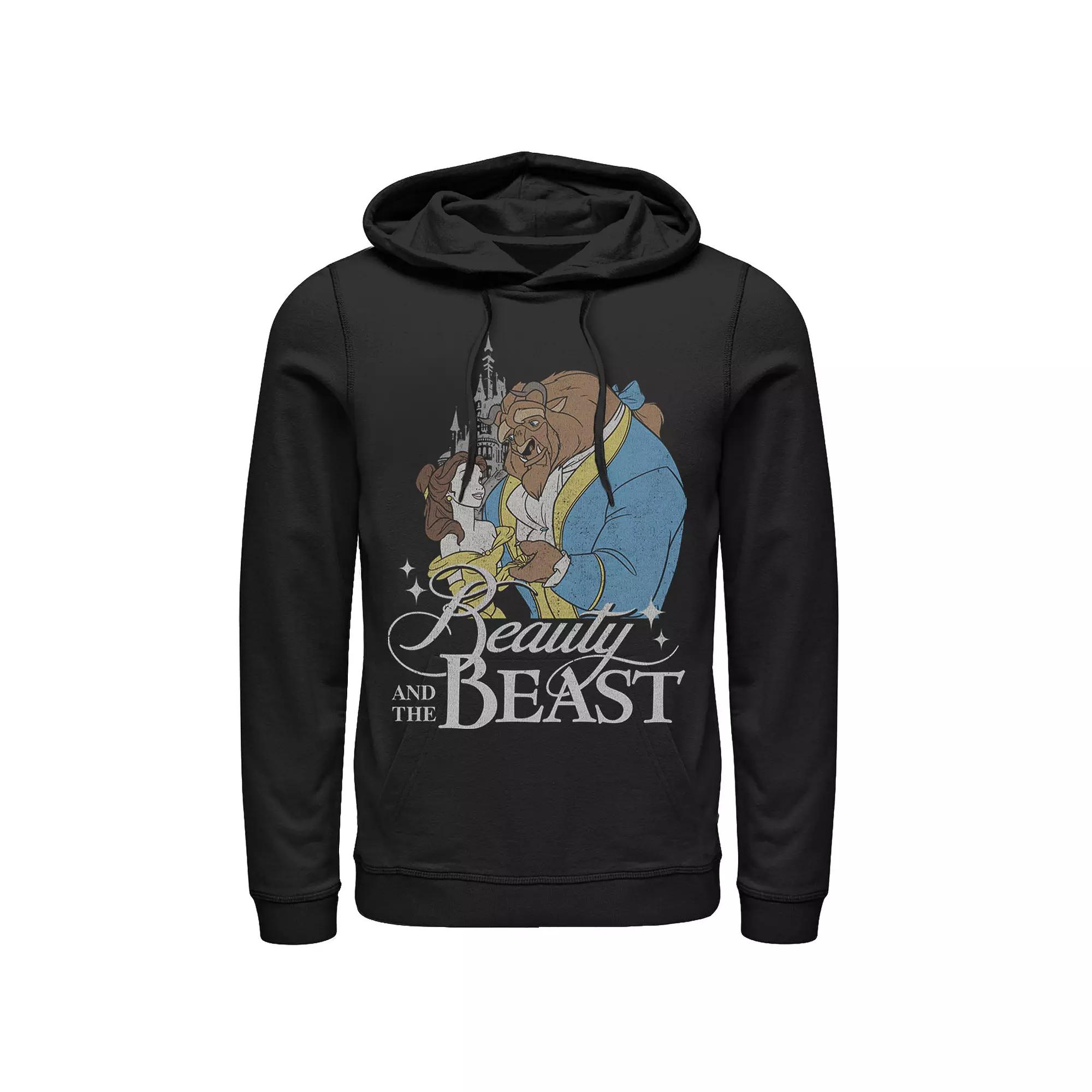 Disney's Beauty & The Beast Vintage Logo Dance Men's Hoodie,  Product Image