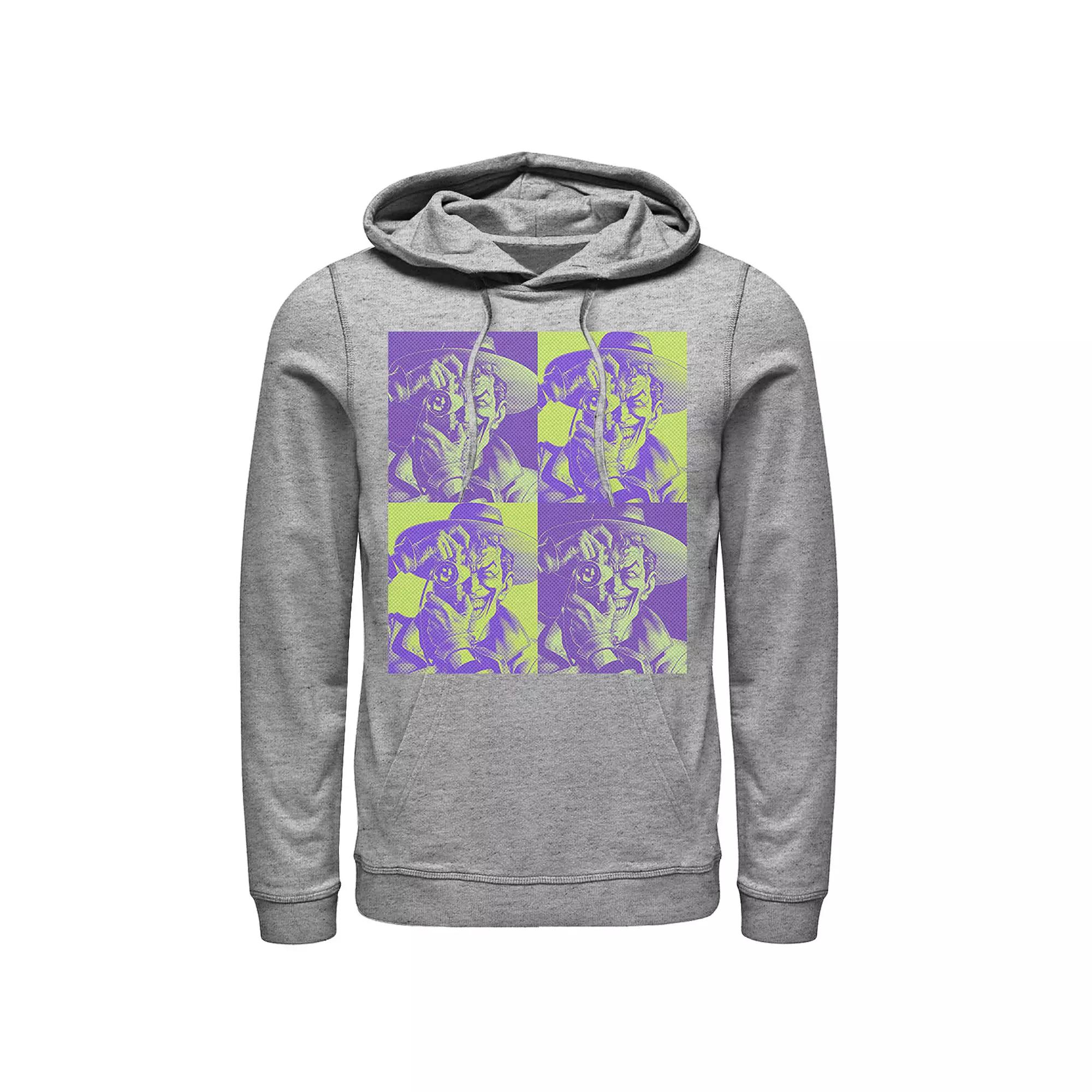 Men's DC Batman The Joker Halftone Popart Hoodie,  Product Image