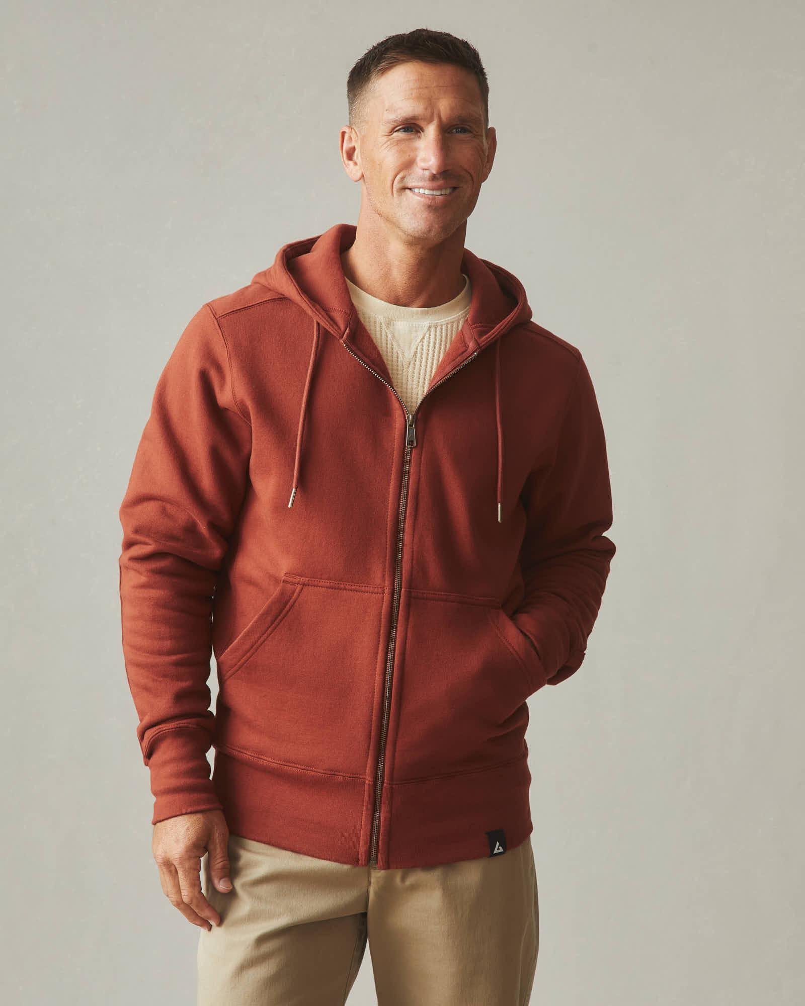 Men's Classic Full Zip - Smoked Paprika Product Image