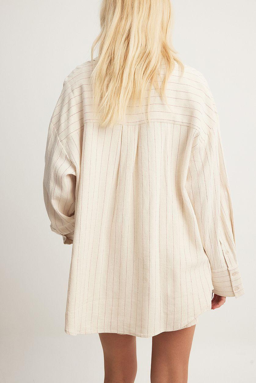 Oversized Linen Blend Shirt Product Image