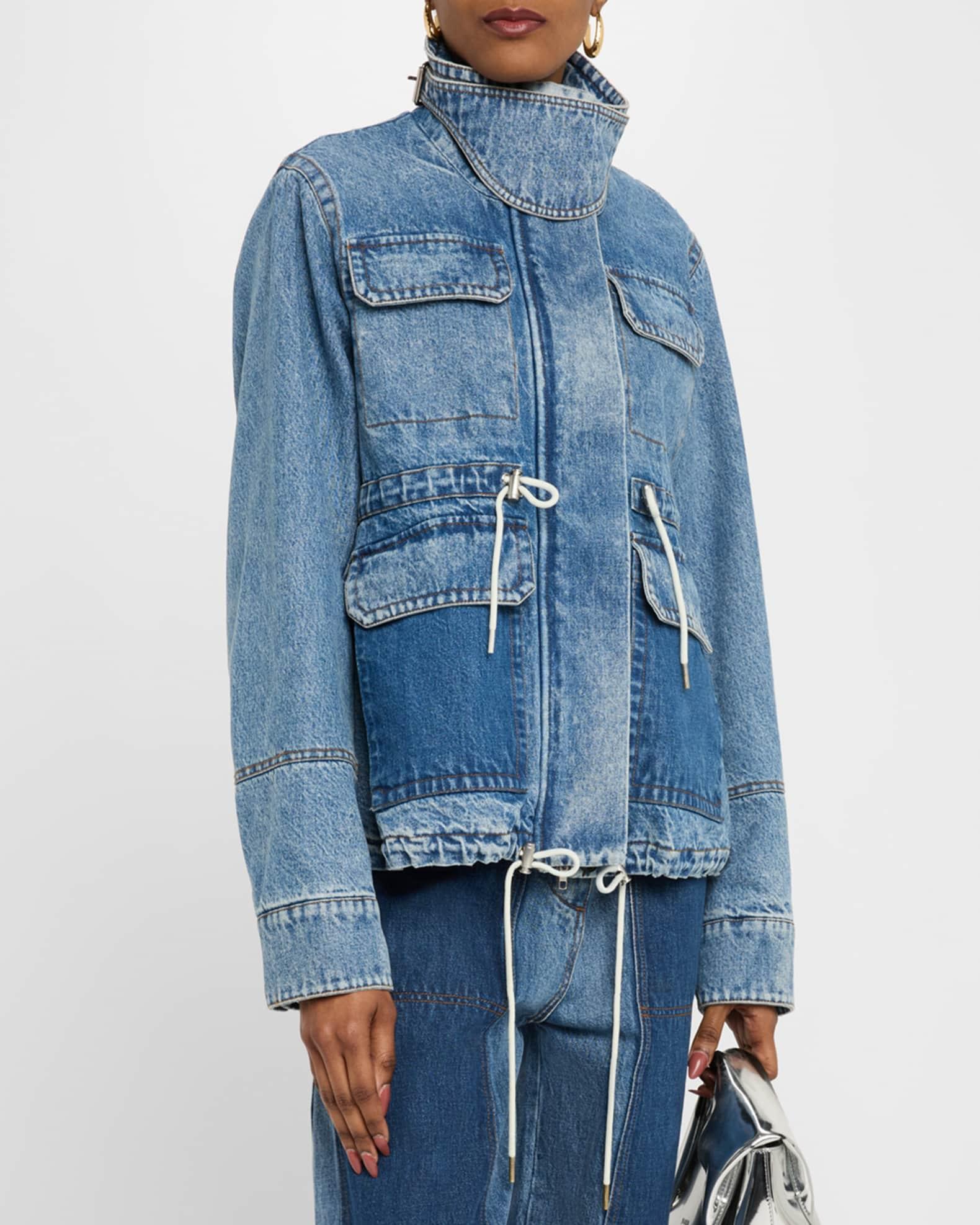 Cropped Flated Military Jacket Product Image