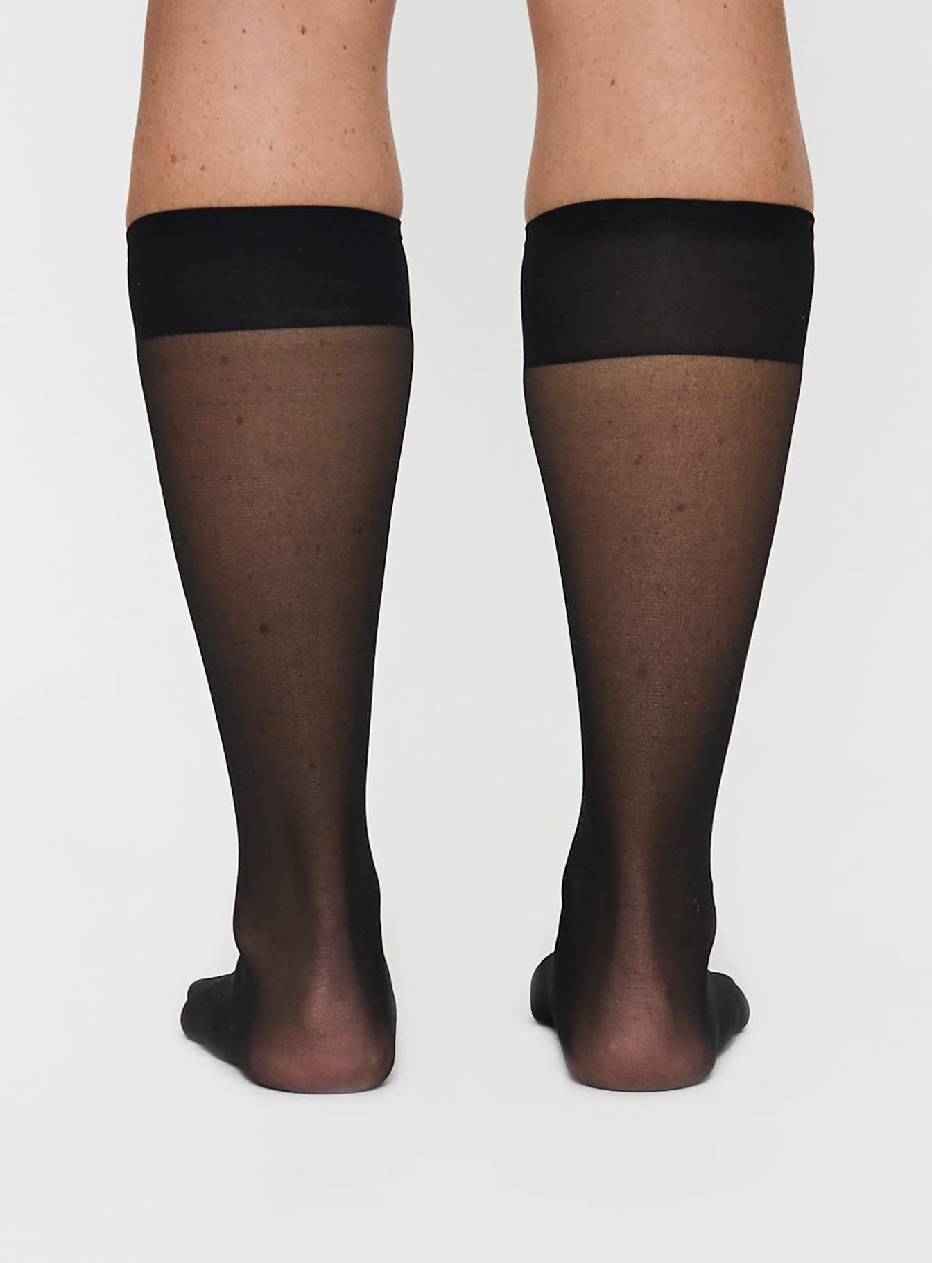 Mysteria Sheer Socks Black Product Image