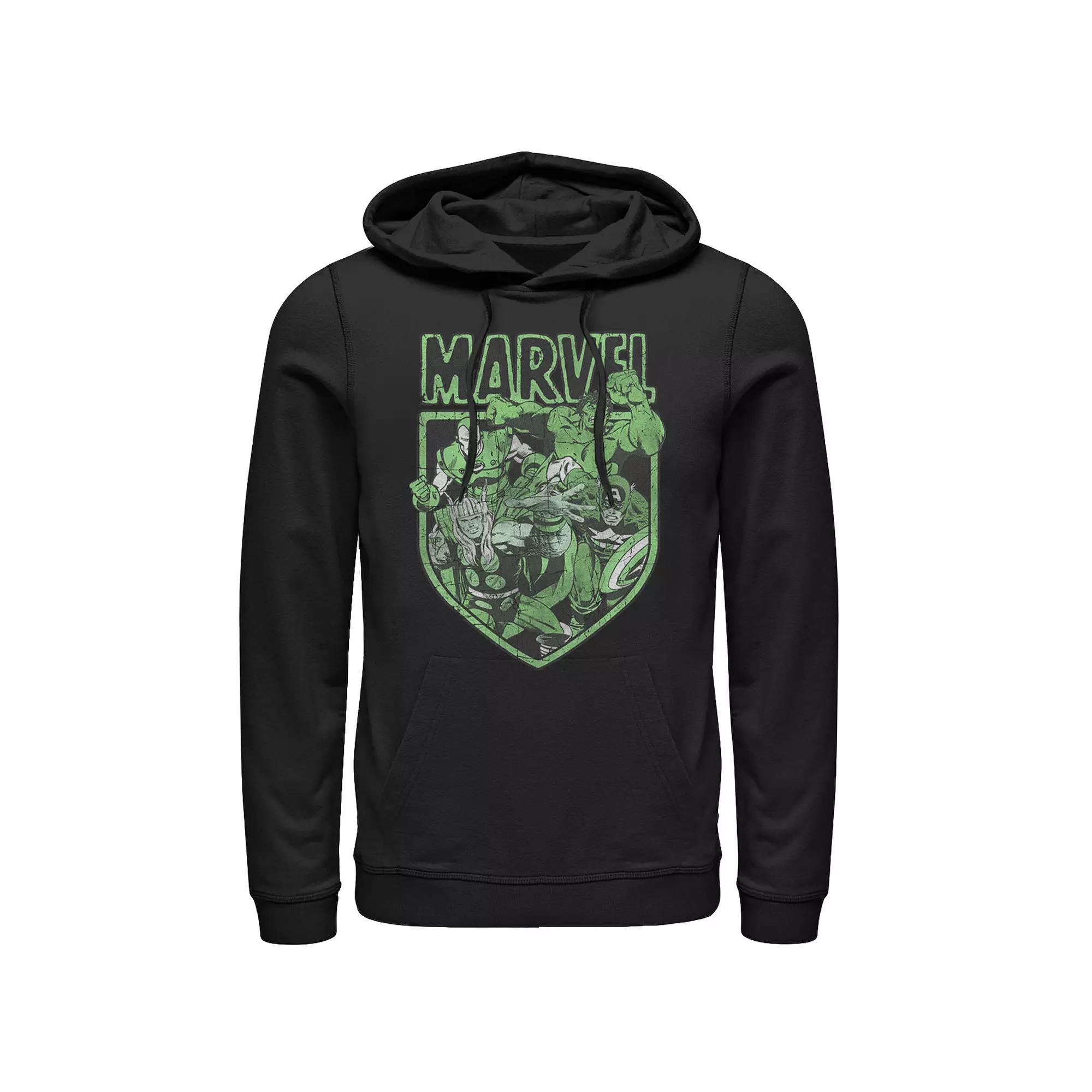 Men's Marvel Avengers Retro Green St. Patrick's Hoodie,  Product Image