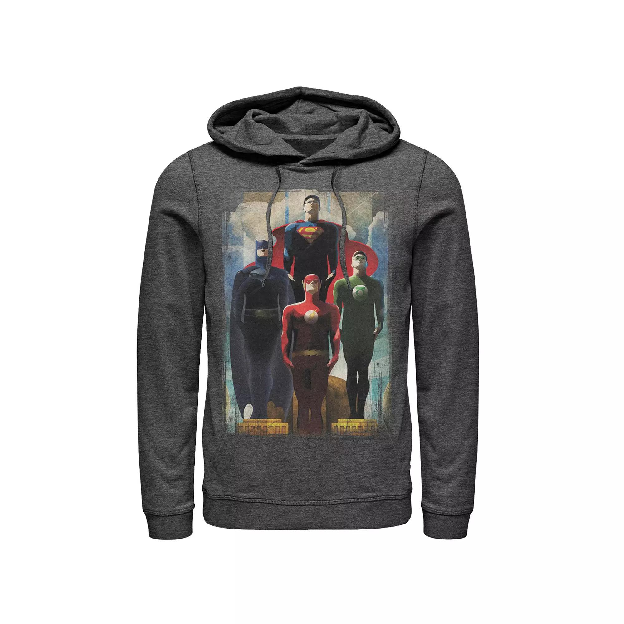 Men's DC Comics Batman Modern Chest Text Logo Hoodie,  Product Image