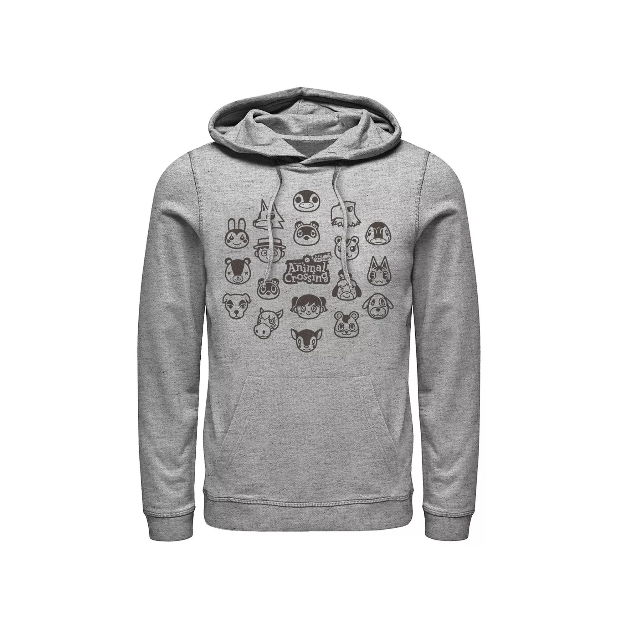 Men's Animal Crossing New Horizons Group Shot Villagers Hoodie,  Product Image