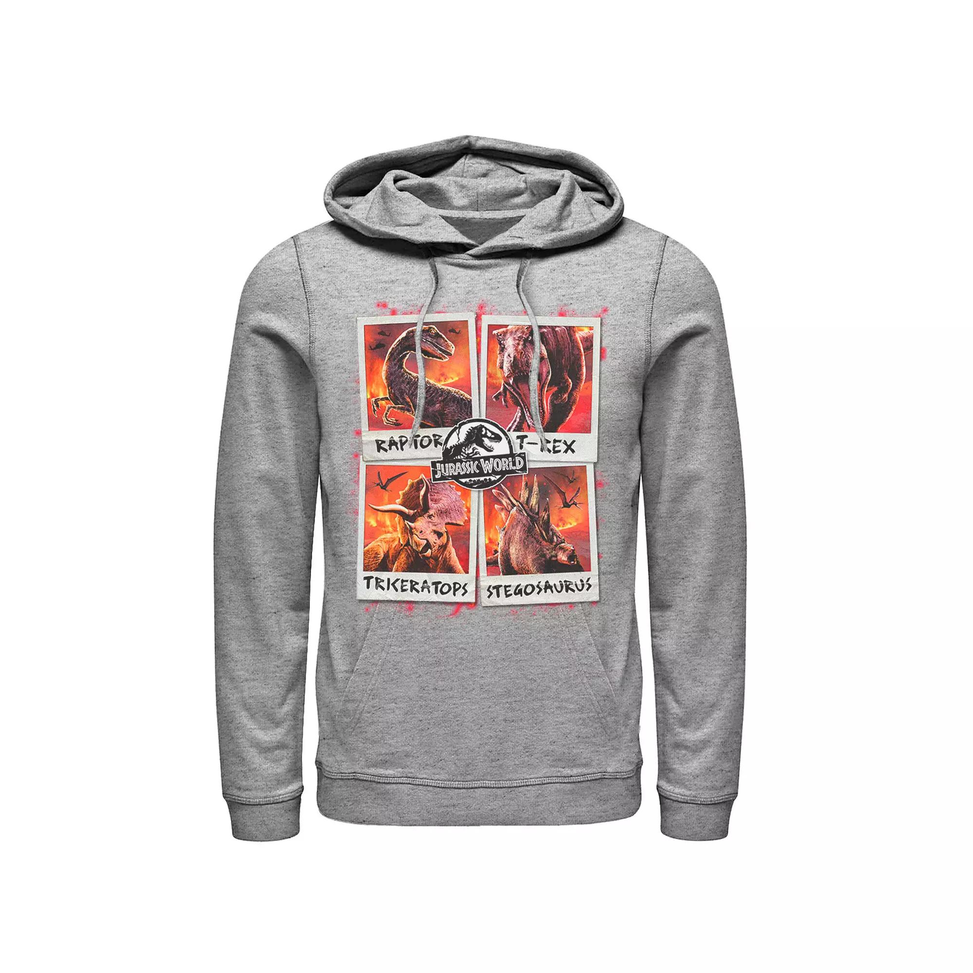 Men's Jurassic World Two Dino Vacation Polaroids Hoodie,  Product Image