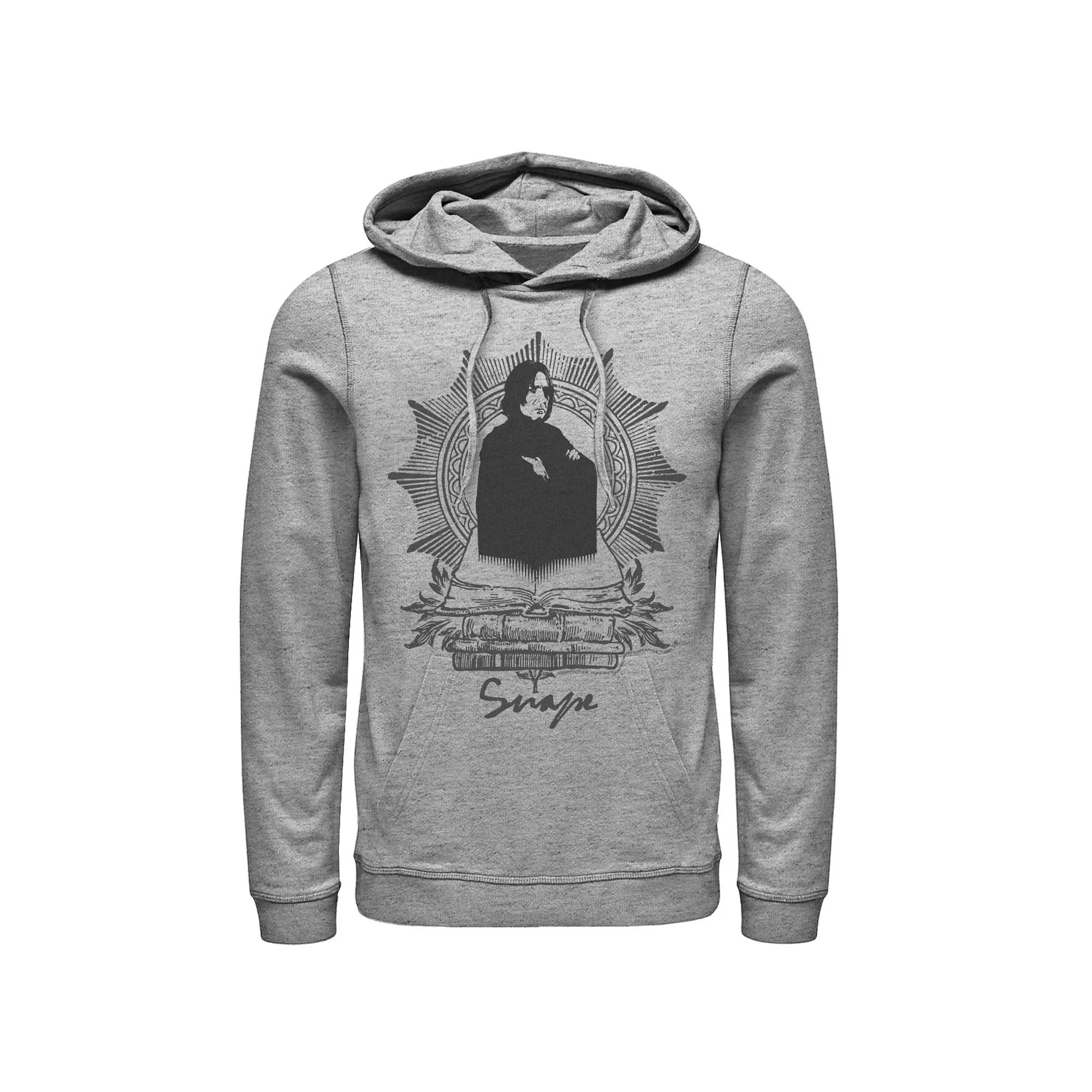 Men's Harry Potter Snape Books Portrait Graphic Pullover Hoodie,  Product Image