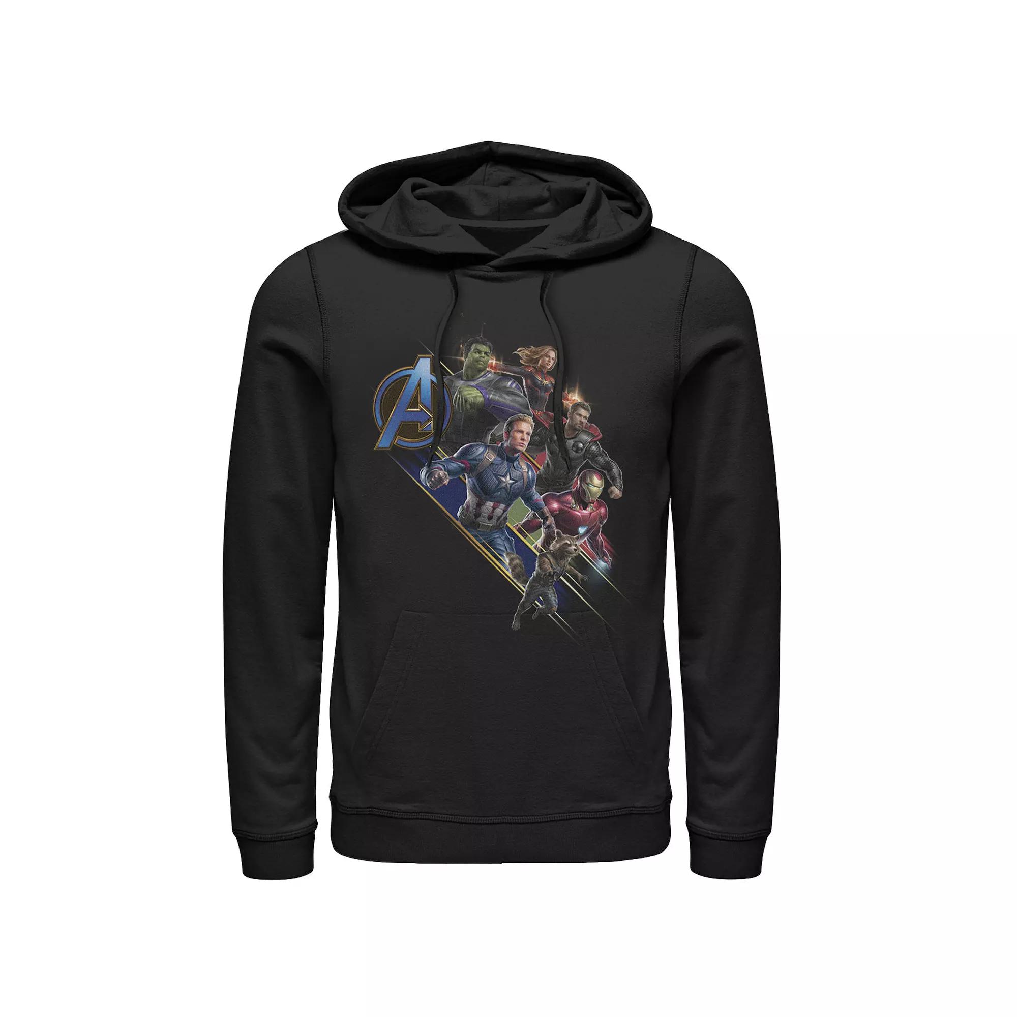 Men's SpongeBob SquarePants Happy Poses Line Up Hoodie,  Product Image