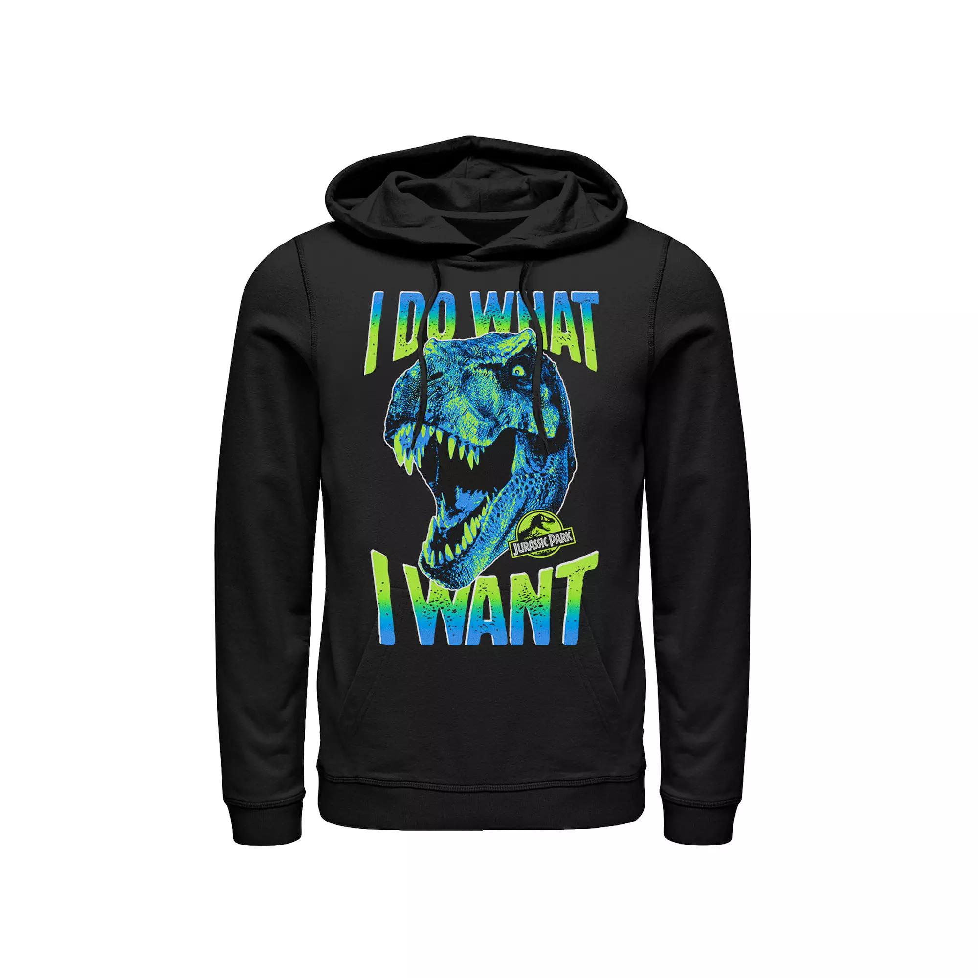 Mens Jurassic Park T-Rex I Do What I Want Pullover Hoodie Product Image