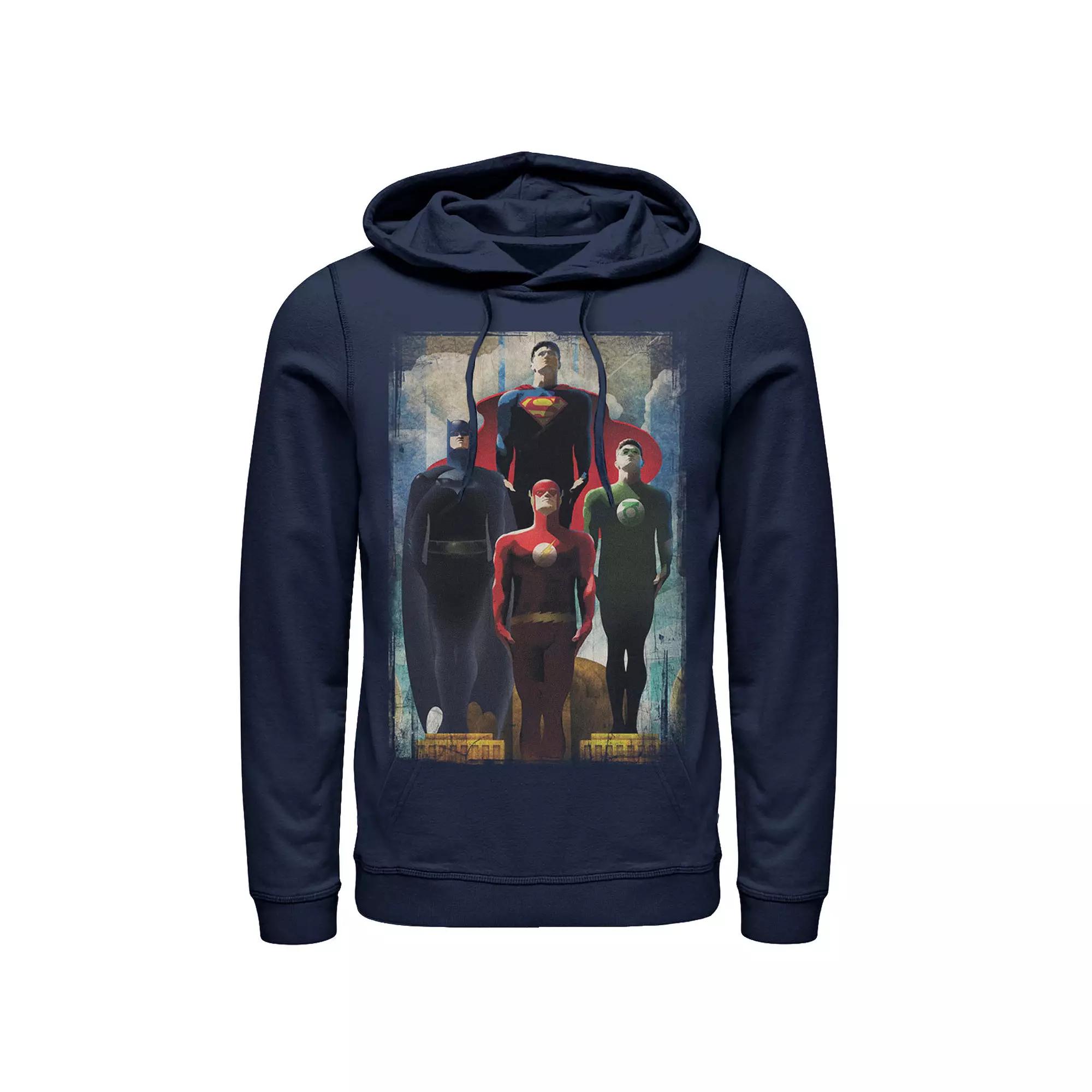 Men's Marvel Mysterio Mystery Green Neon Pink Smoke Logo Graphic Hoodie,  Product Image