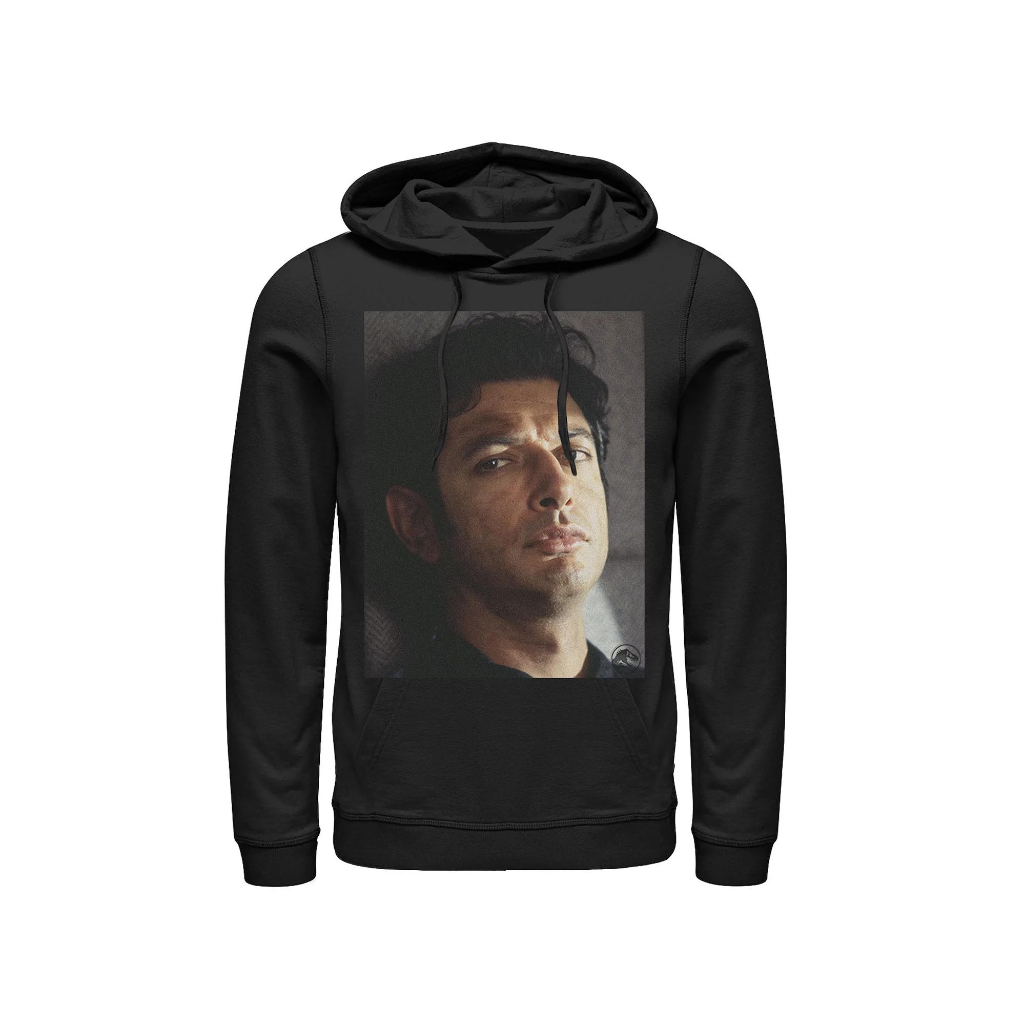 Men's Jurassic Park Jeff Goldblum Stare Graphic Pullover Hoodie,  Product Image