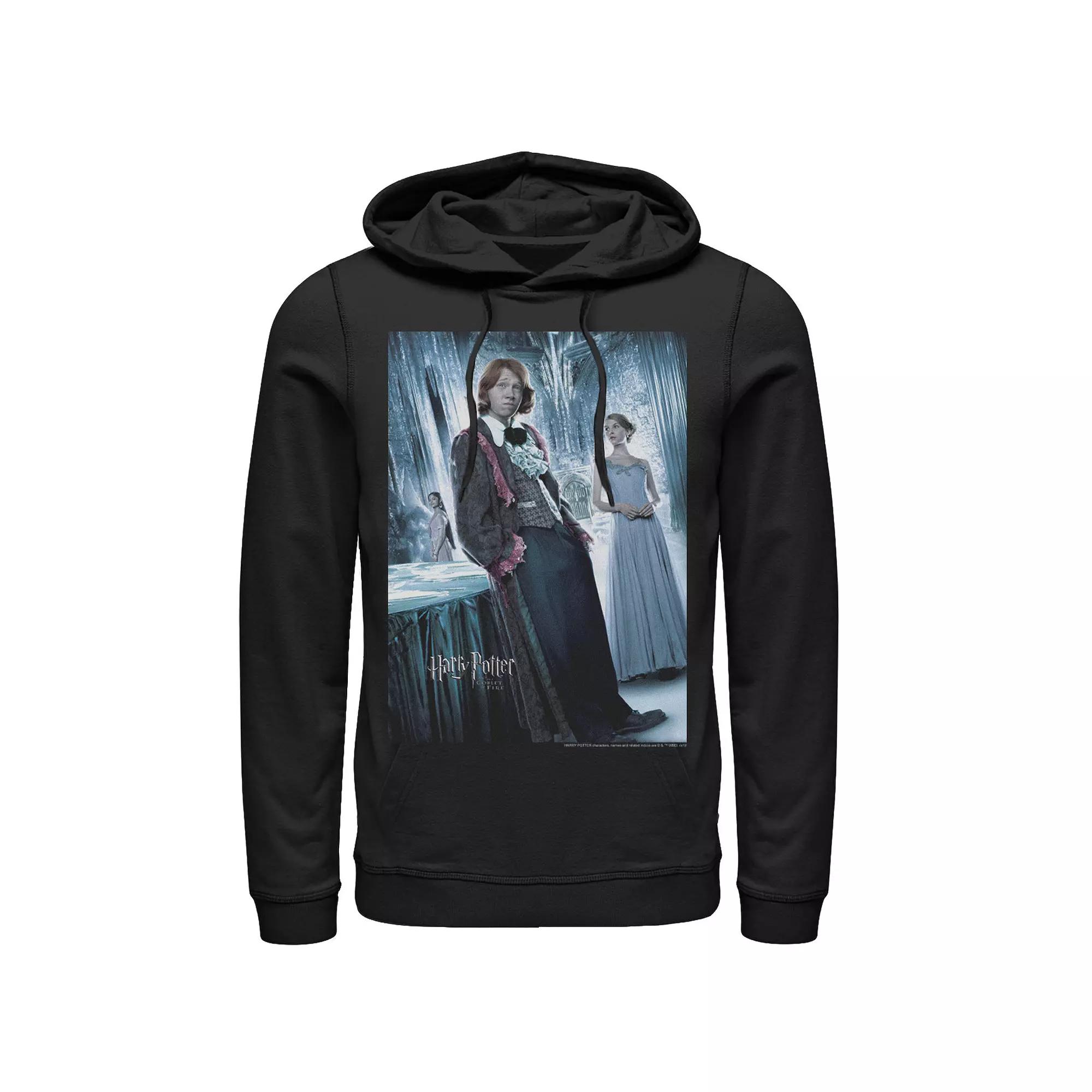 Men's Harry Potter Goblet Of Fire Ron Yule Ball Character Poster Graphic Pullover Hoodie,  Product Image