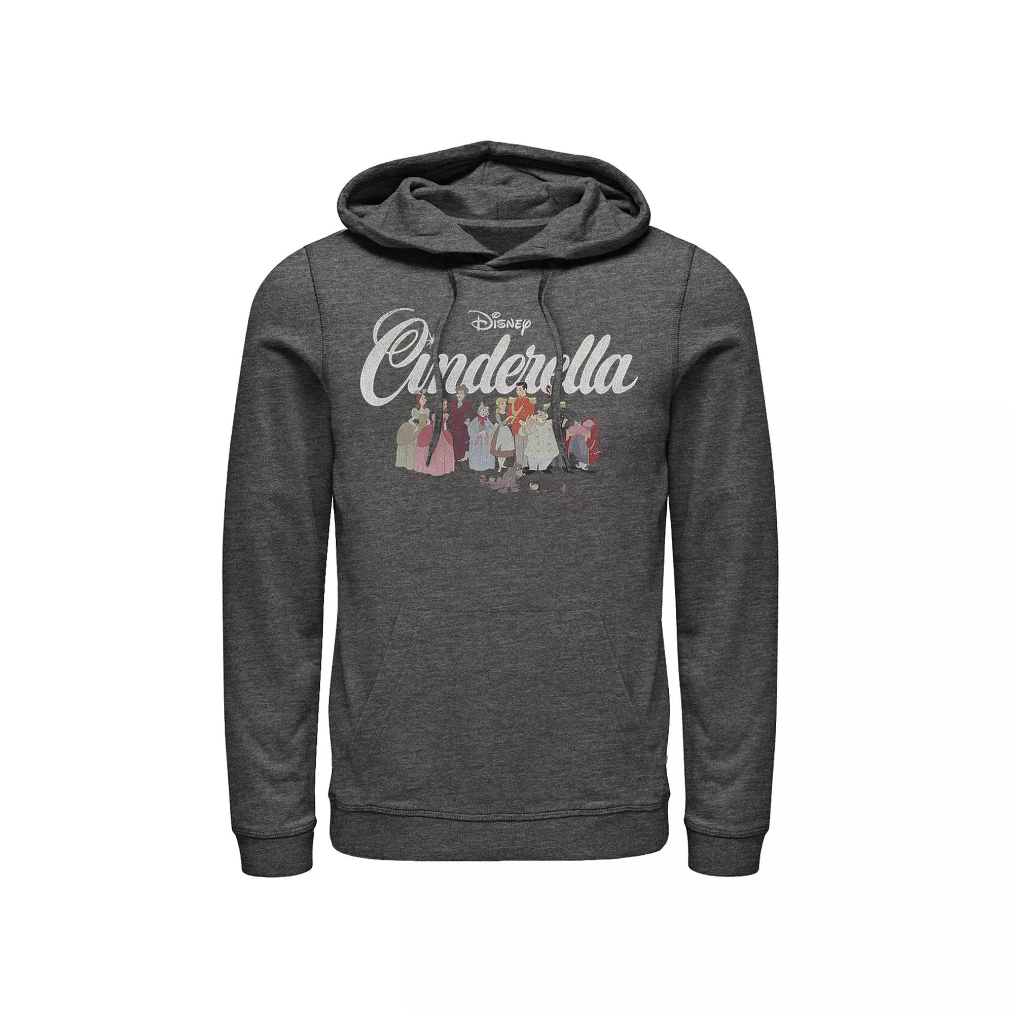 Disney's Cinderella Men's Group Shot Title Logo Hoodie,  Product Image