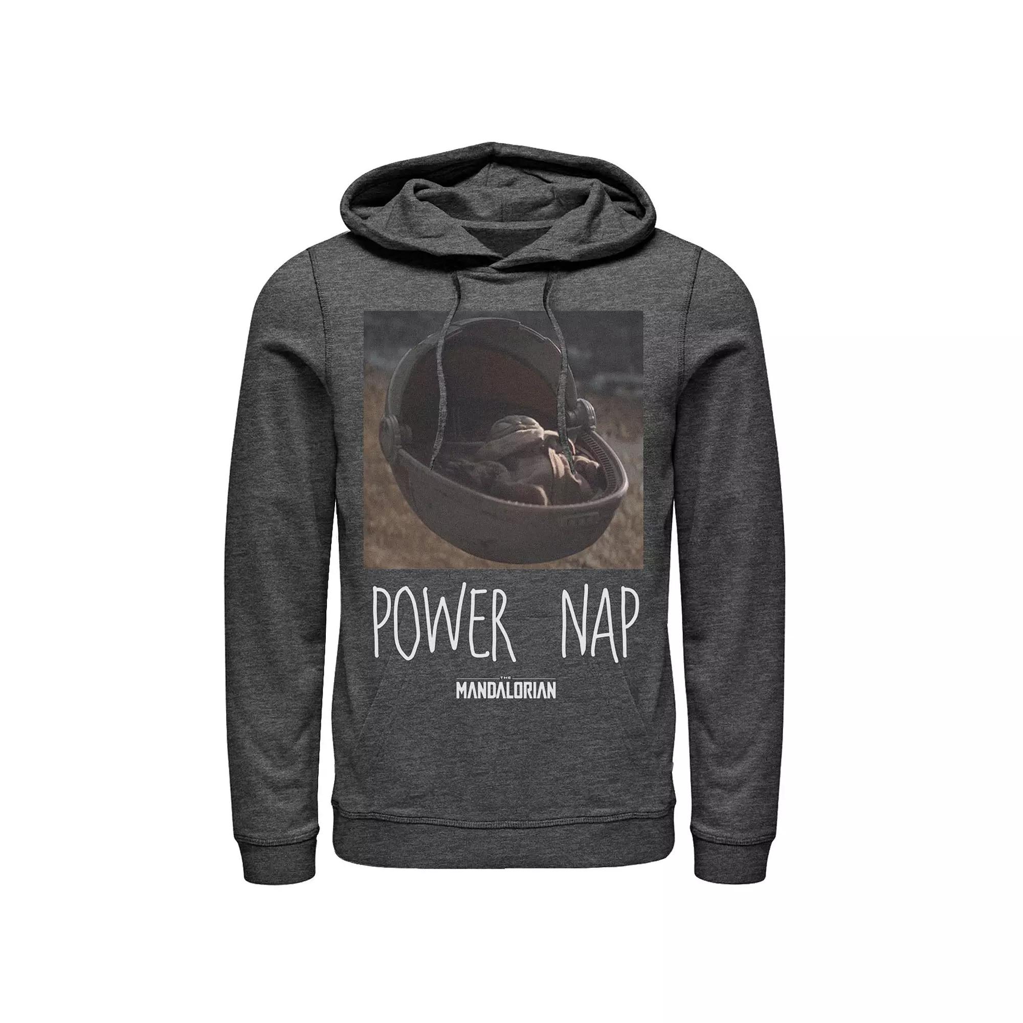 Men's Star Wars The Mandalorian The Child Power Nap Hoodie,  Product Image
