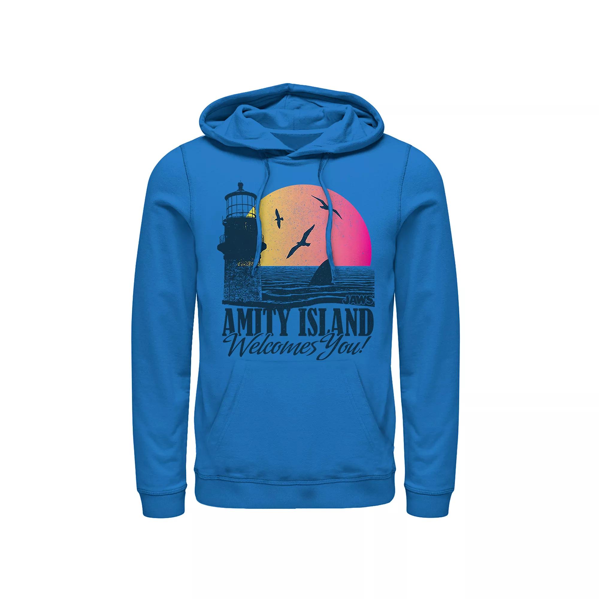Men's Jaws Amity Island Pullover Hoodie,  Product Image