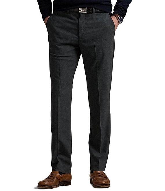 Polo Ralph Lauren Weekday Solid Flat Front Stretch Pants Product Image