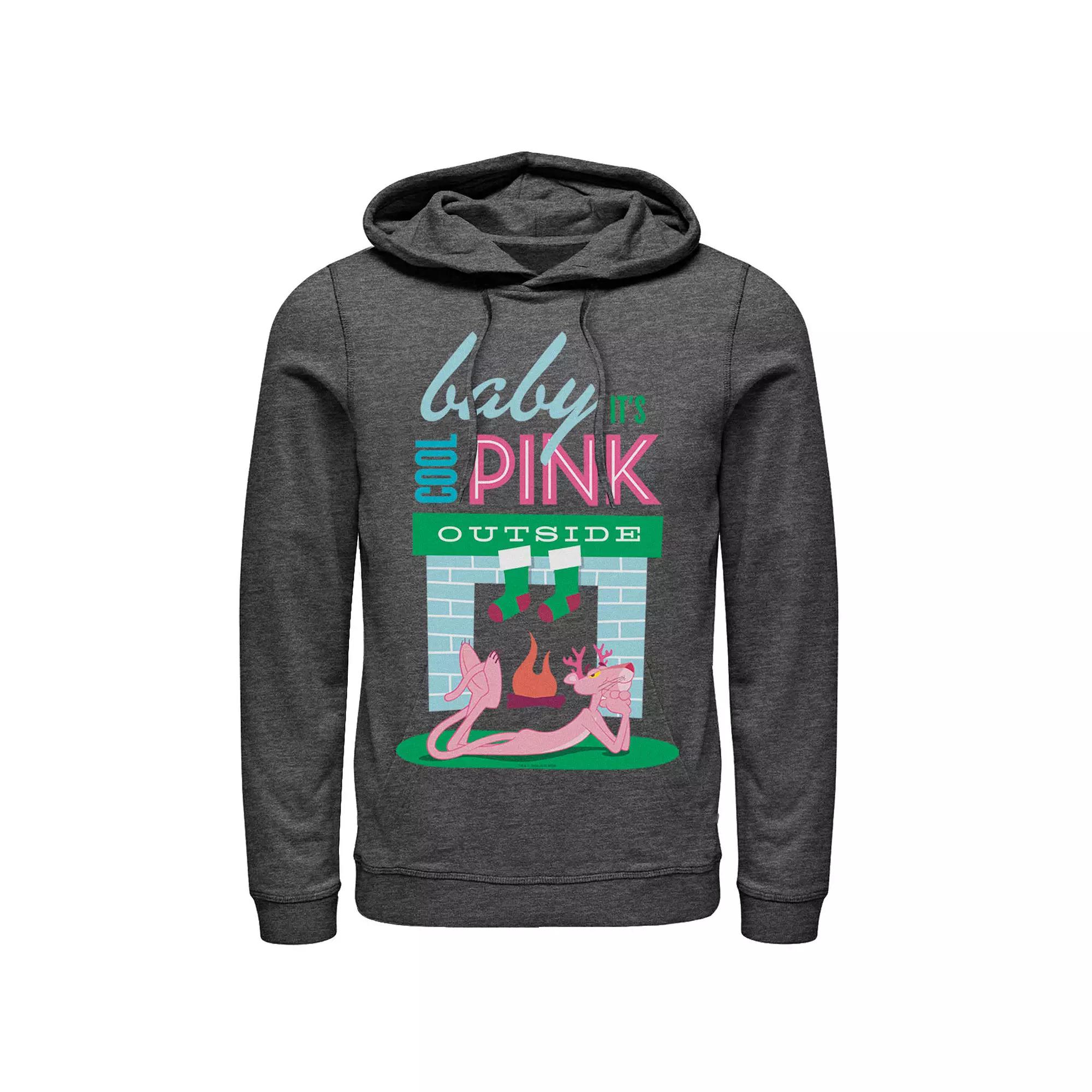 Men's Pink Panther Baby It's Cool Pink Outside Holiday Hoodie,  Product Image