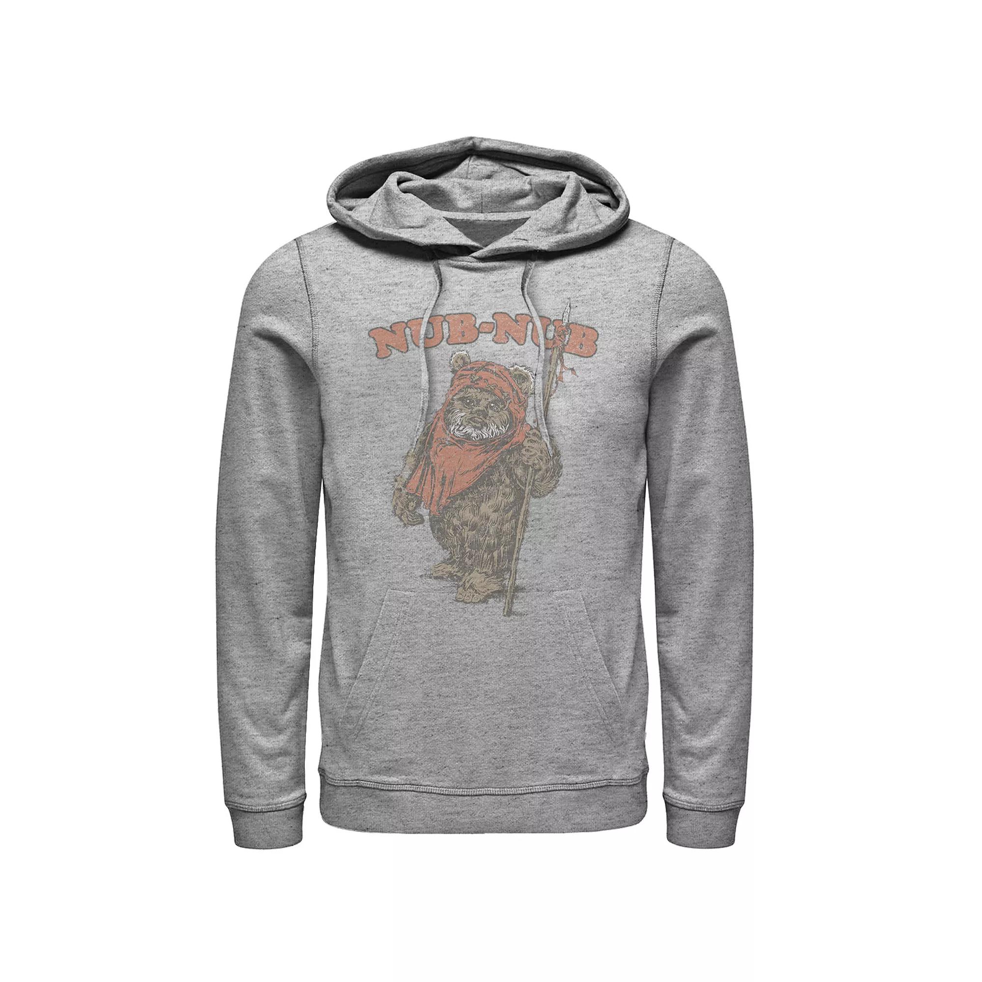 Men's The Mandalorian Comic-book Style Cover Graphic Hoodie, Size: XL, Athletic Grey Product Image