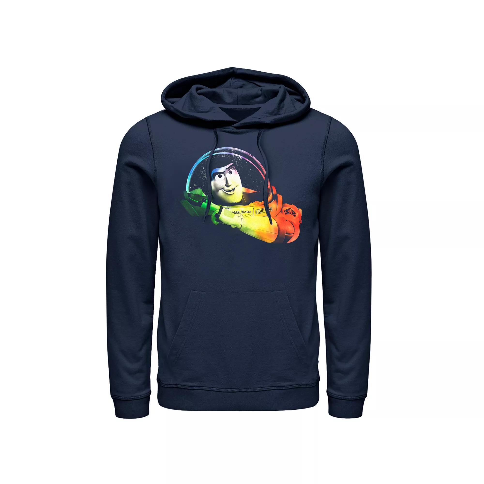 Disney / Pixar's Toy Story Buzz Lightyear Men's Pullover Hoodie, Size: Large, Blue Product Image