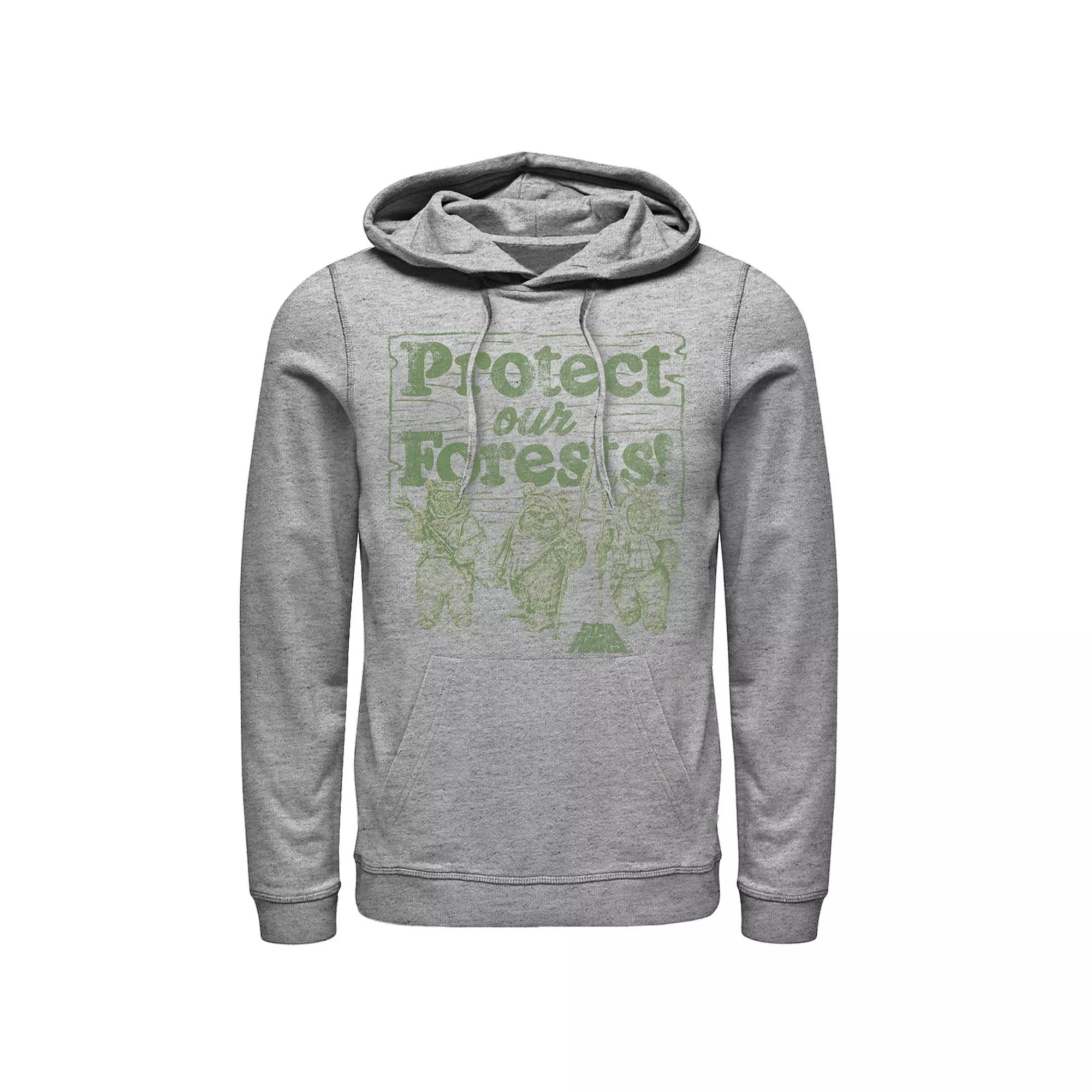 Men's Star Wars Ewoks Protect Our Forests Camp Hoodie,  Product Image