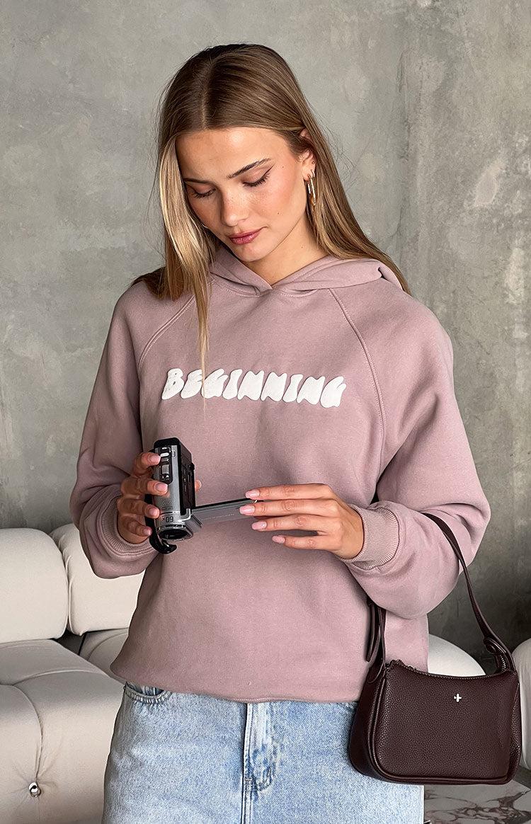 Beginning Beige Bubble Hoodie Product Image