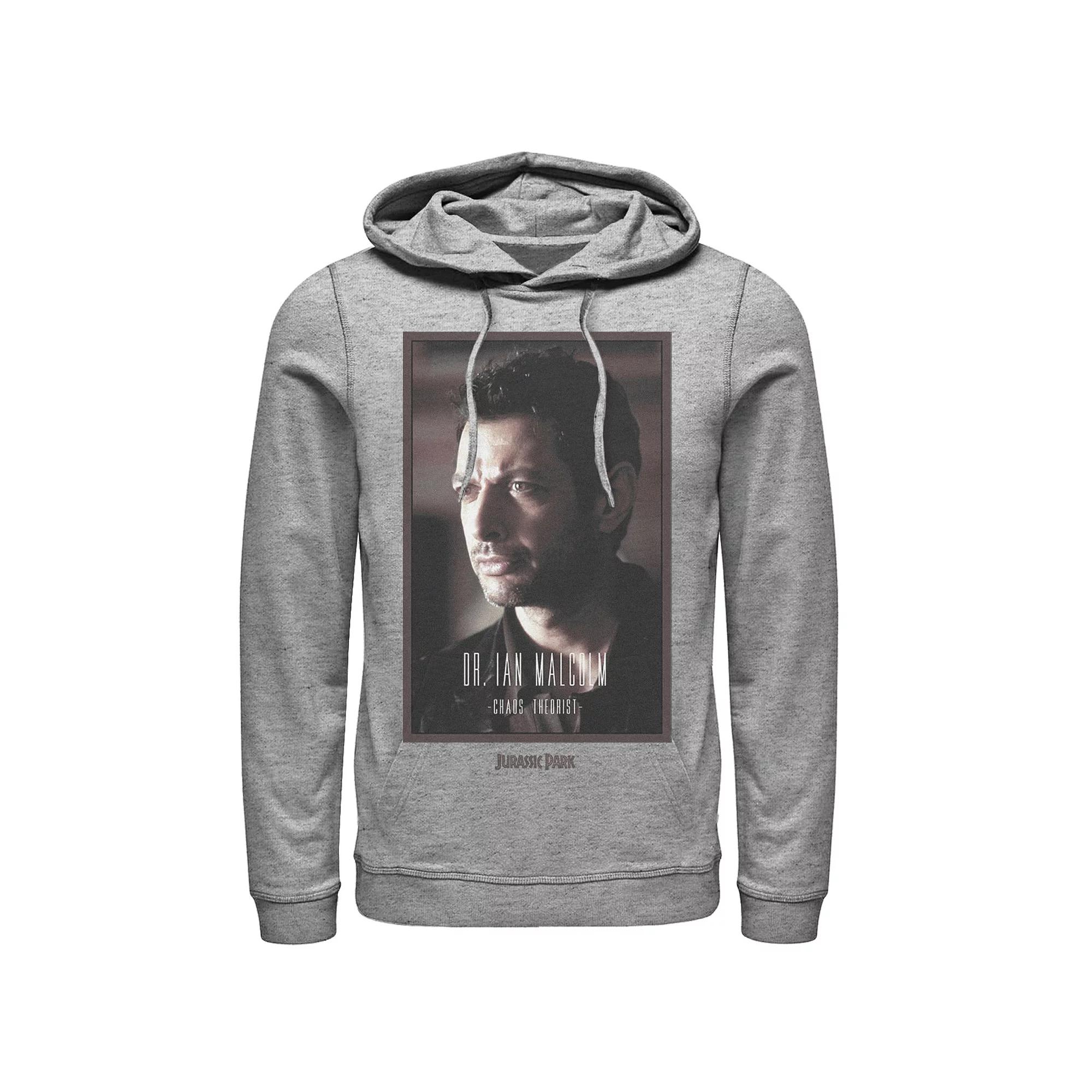 Men's Jurassic Park Dr. Ian Malcolm Chaos Theorist Pullover Hoodie,  Product Image