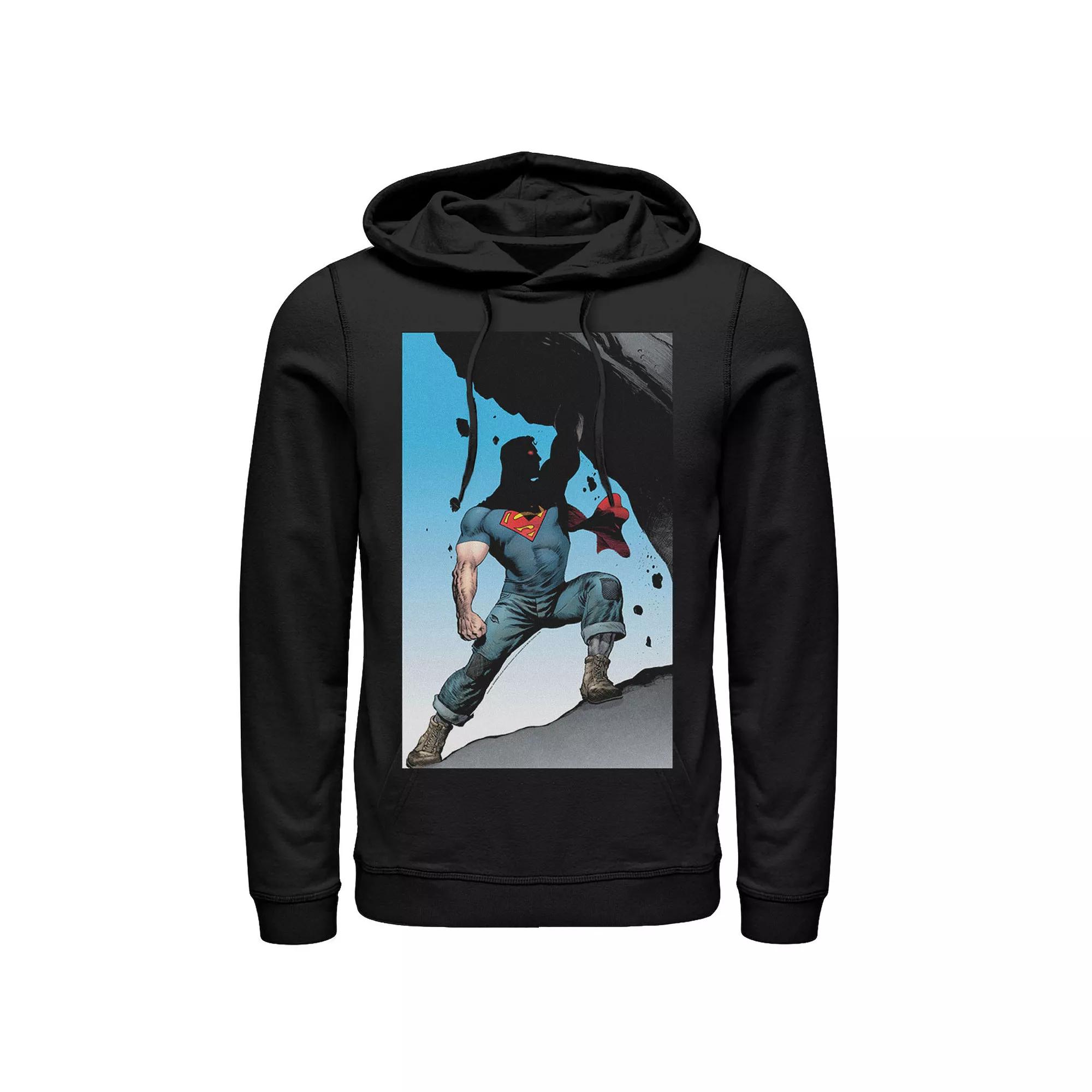 Men's DC Comics Superman Power Lift Comic Poster Hoodie,  Product Image