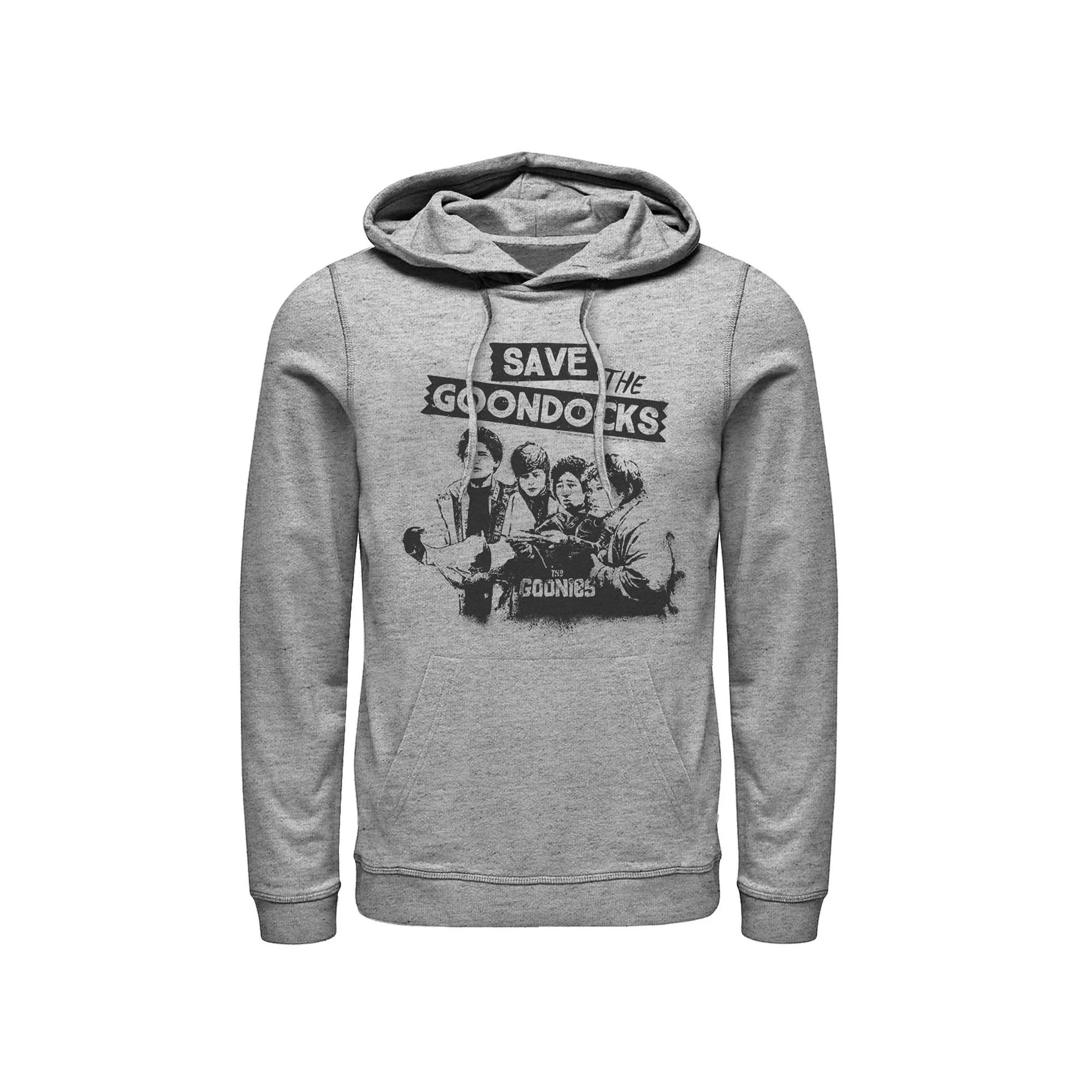 Men's The Goonies Save The Goondocks Text Hoodie,  Product Image