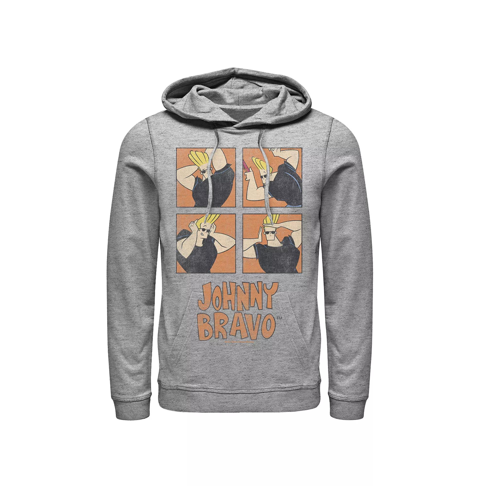 Men's Cartoon Network Johnny Bravo Box Up Hairdo Graphic Hoodie,  Product Image