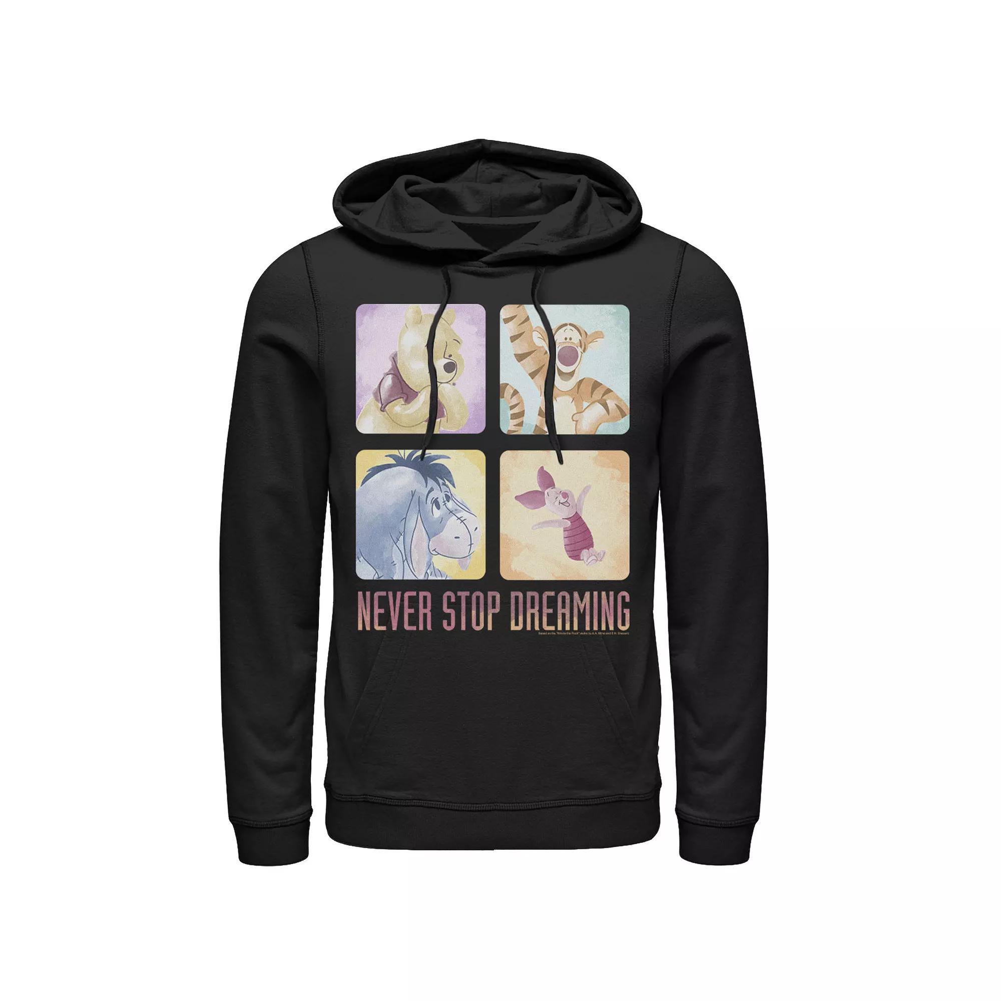 Disney's Winnie The Pooh Friends Never Stop Dreaming Men's Hoodie,  Product Image