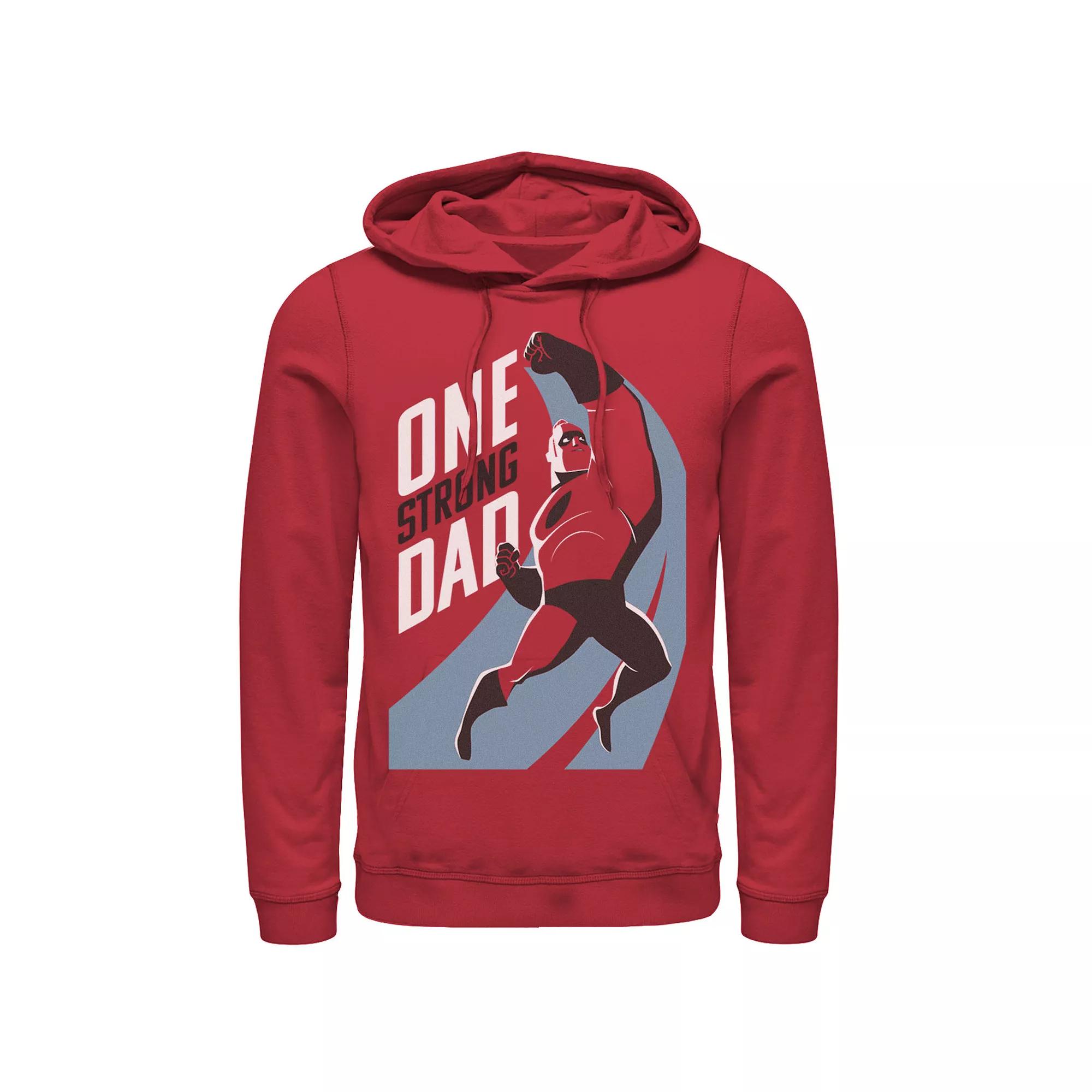Disney / Pixar's The Incredibles 2 Men's One Strong Dad Hoodie, Size: Medium Product Image