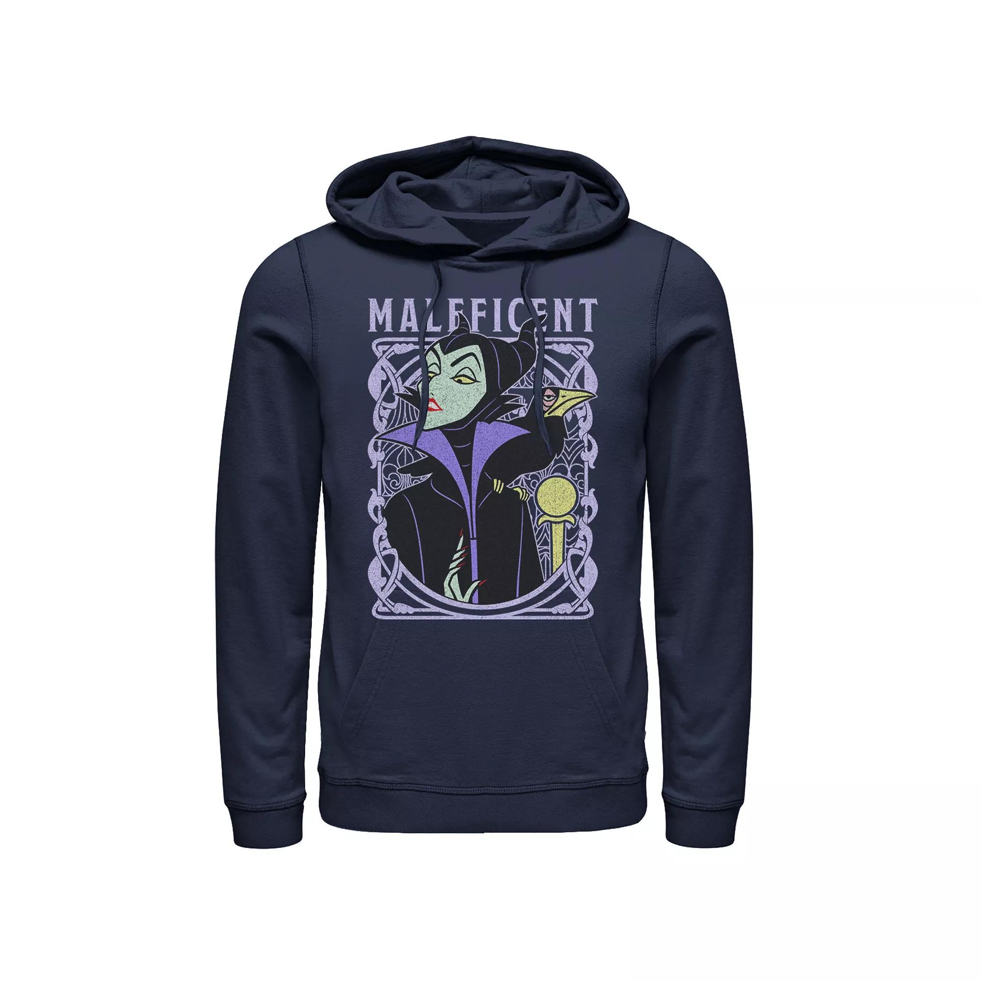 Disney's Sleeping Beauty Maleficent Men's Old School Poster Hoodie,  Product Image