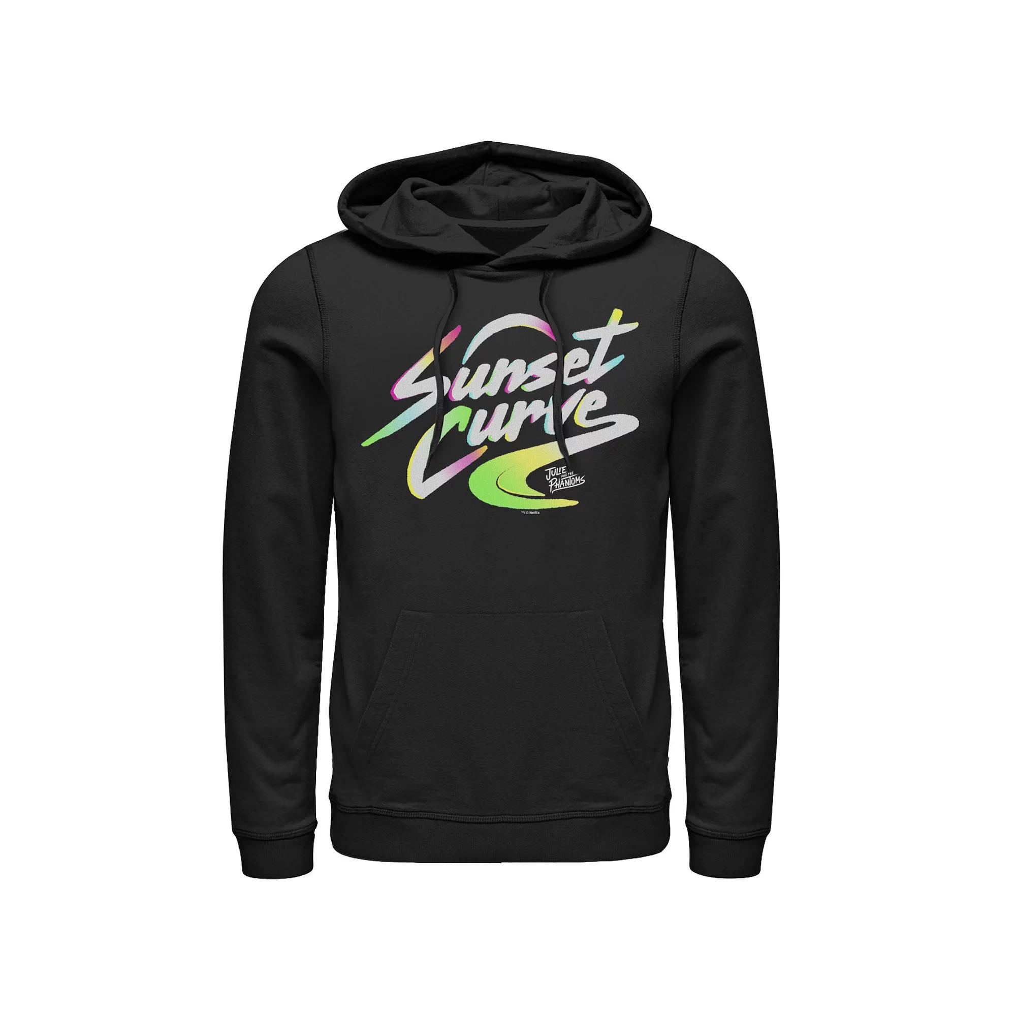 Men's Julie And The Phantoms Sunset Curve Logo Hoodie,  Product Image