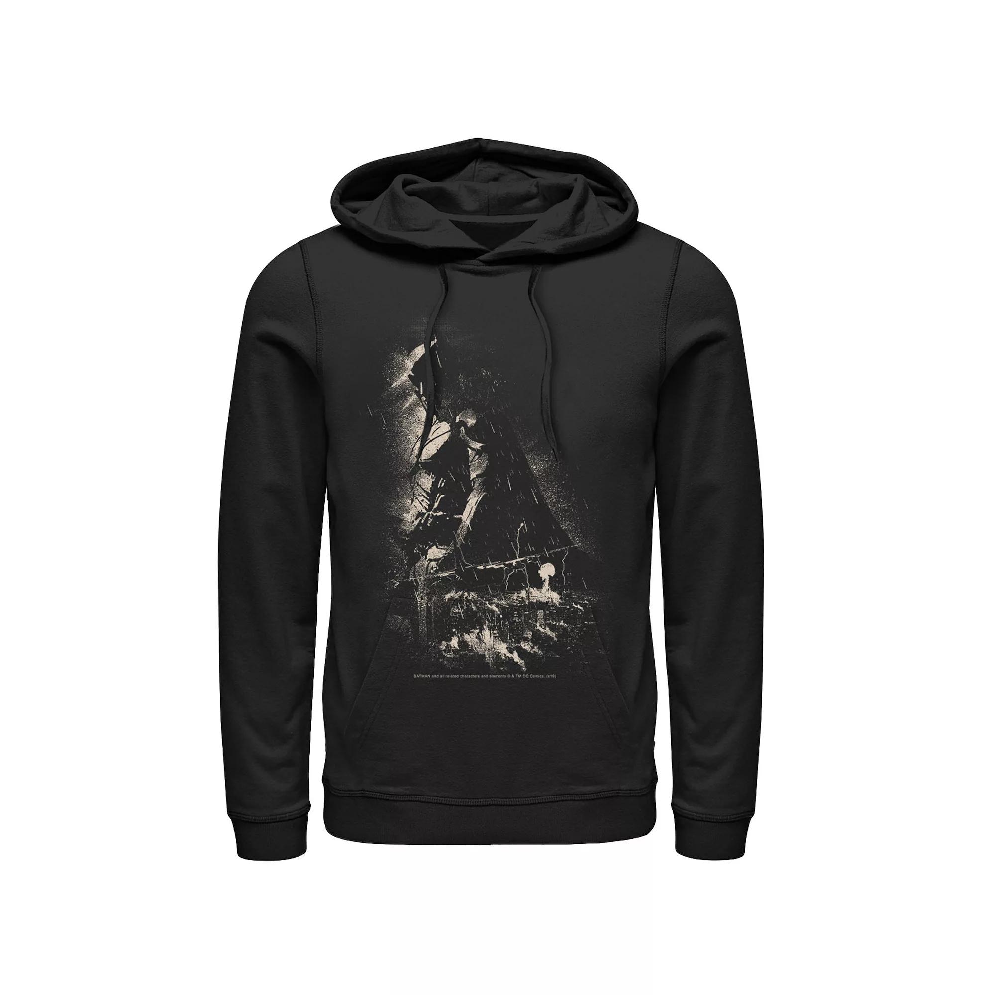 Men's DC Comics Batman Shadow Skyline Poster Hoodie,  Product Image