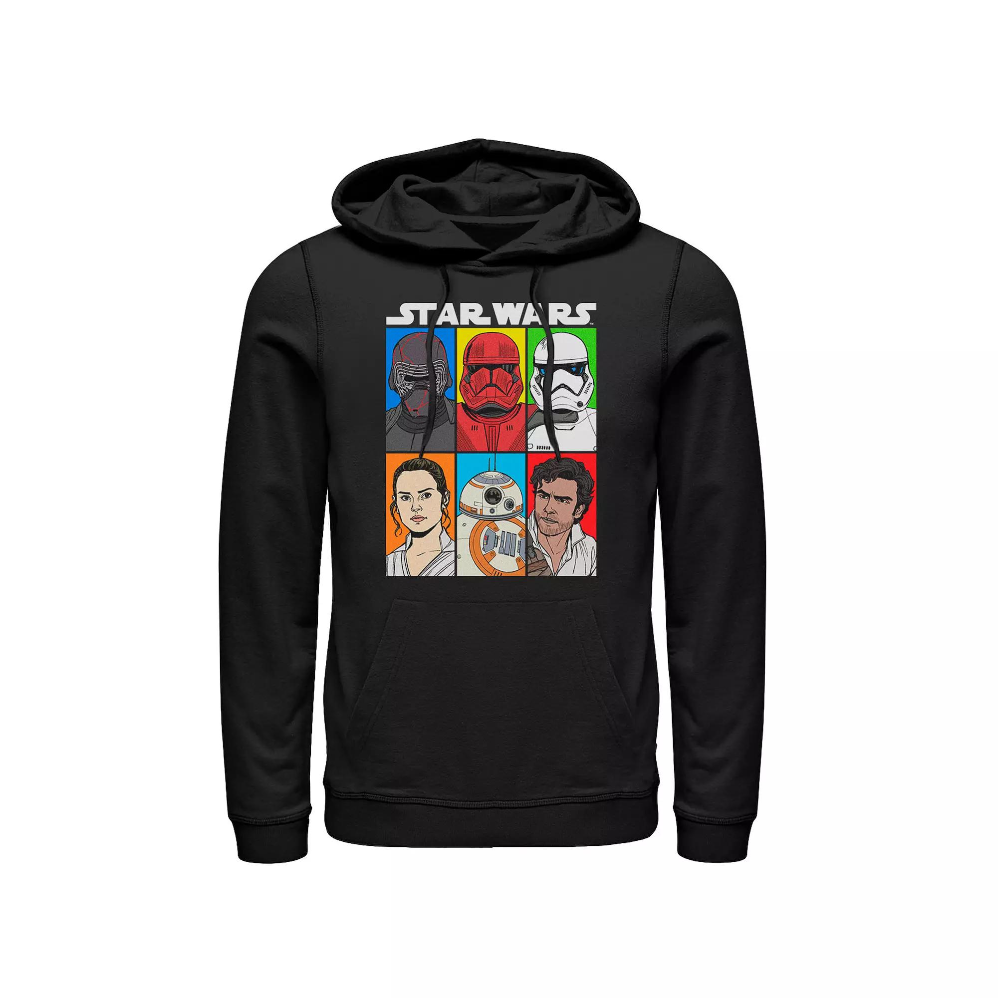 Men's Star Wars The Rise of Skywalker Character Grid Graphic Hoodie,  Product Image