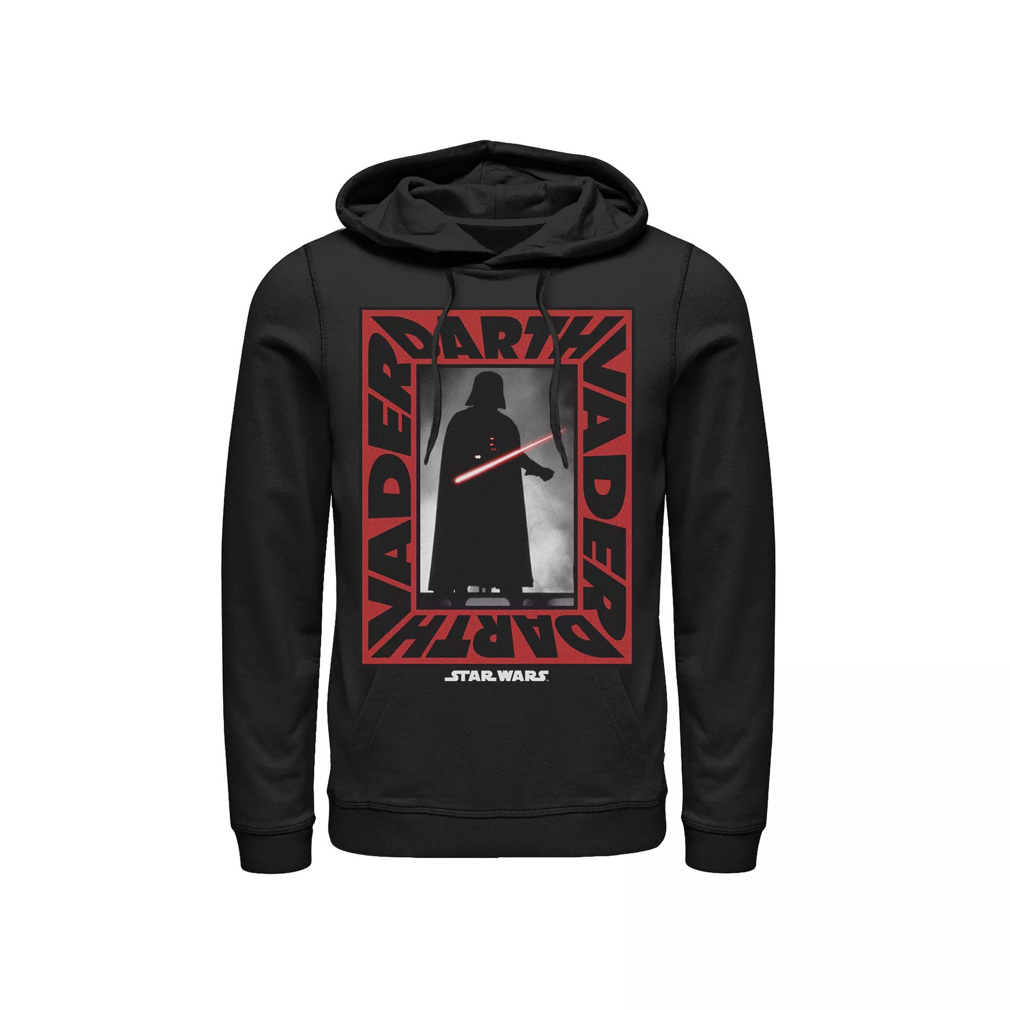 Men's Star Wars Darth Vader Text Box Up Hoodie,  Product Image