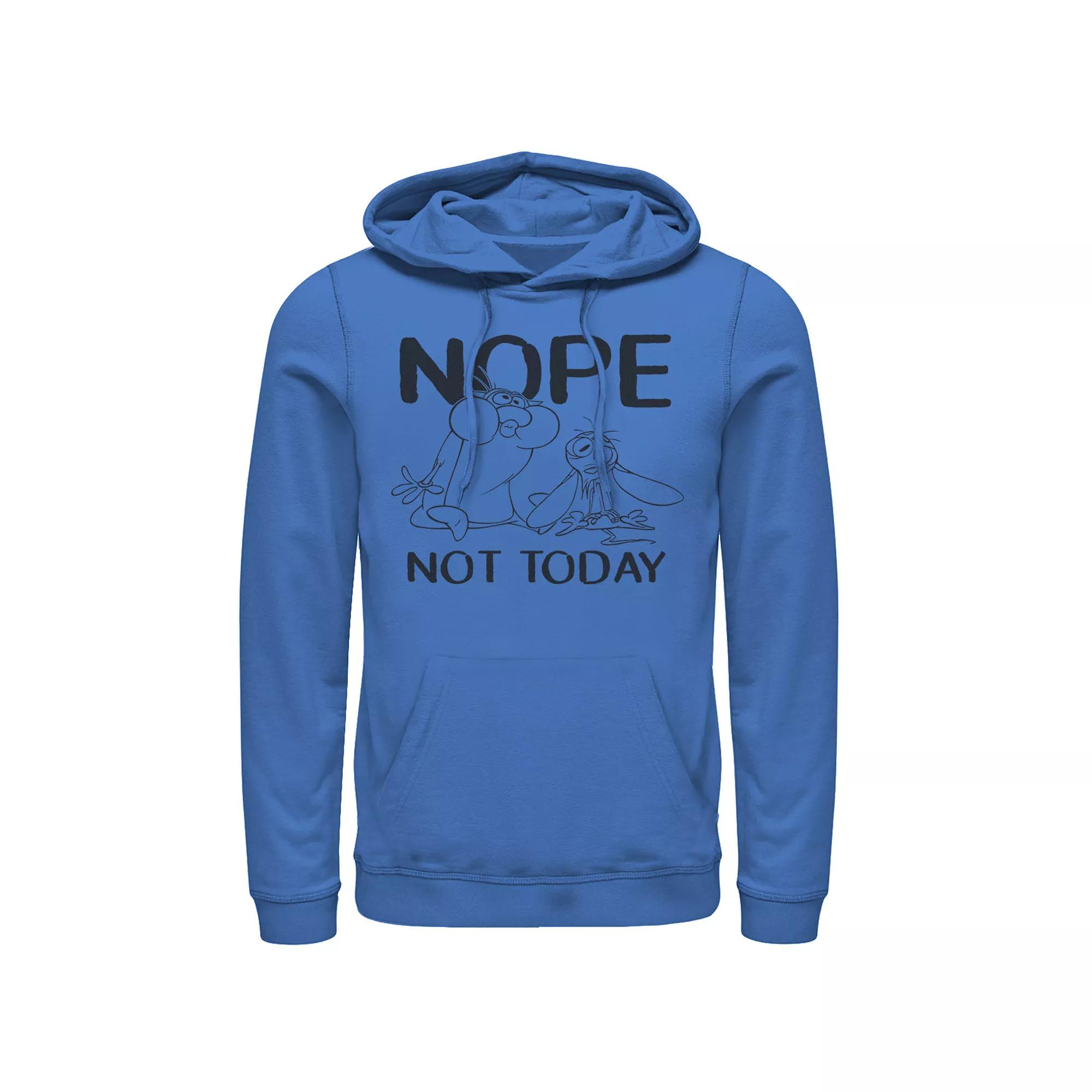 Men's Nickelodeon Ren And Stimpy Nope Not Today Sketch Hoodie,  Product Image