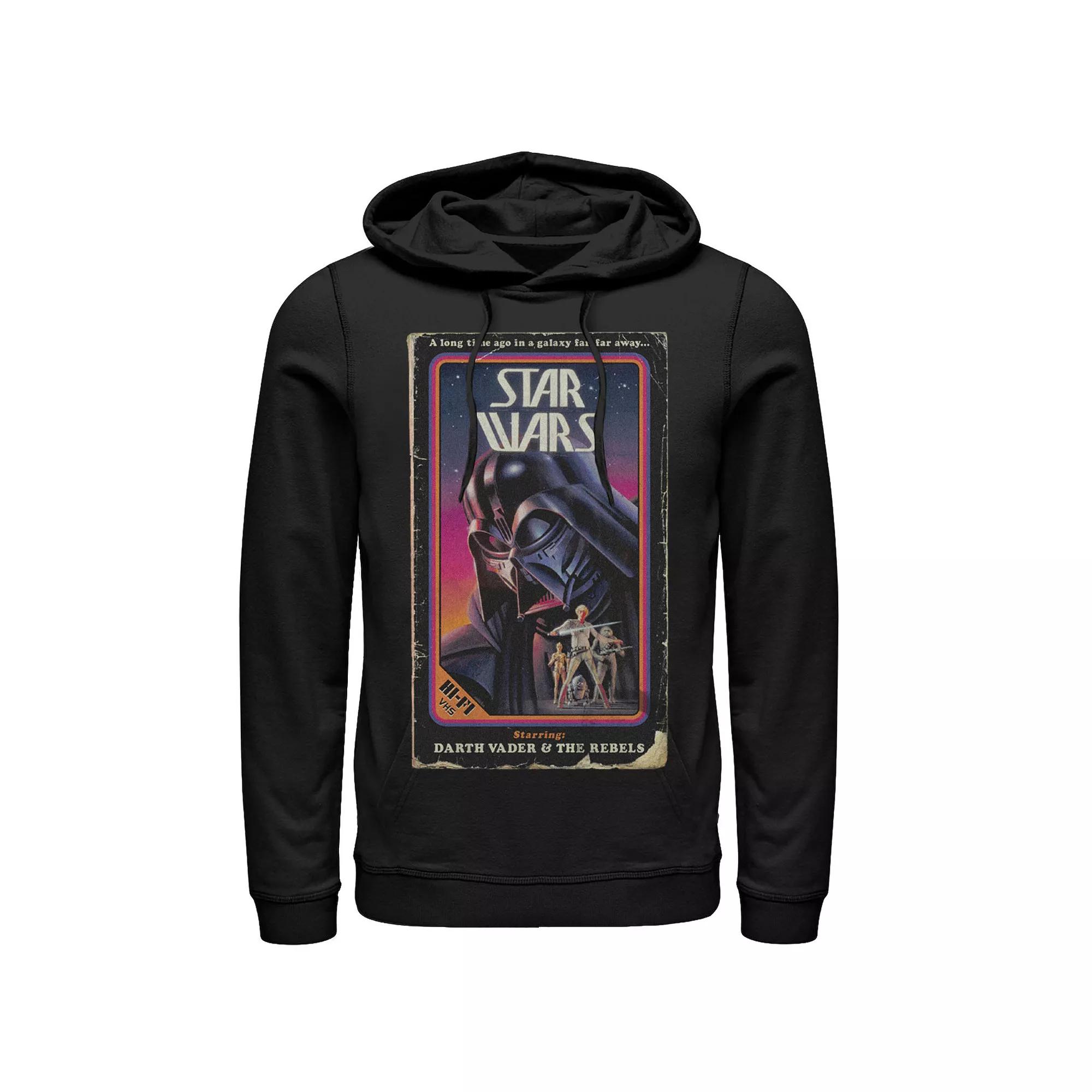 Men's Star Wars Darth Vader Vintage Video Cover Z1 Hoodie,  Product Image