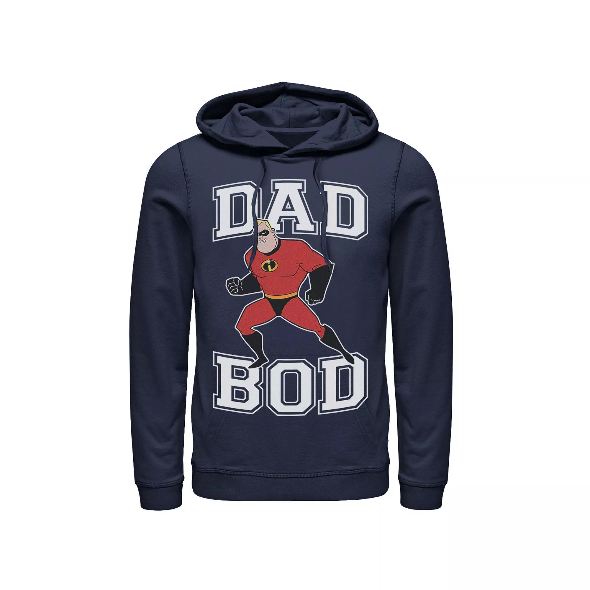 Disney / Pixar's The Incredibles Mr. Incredible Men's Dad Bod Portrait Hoodie,  Product Image