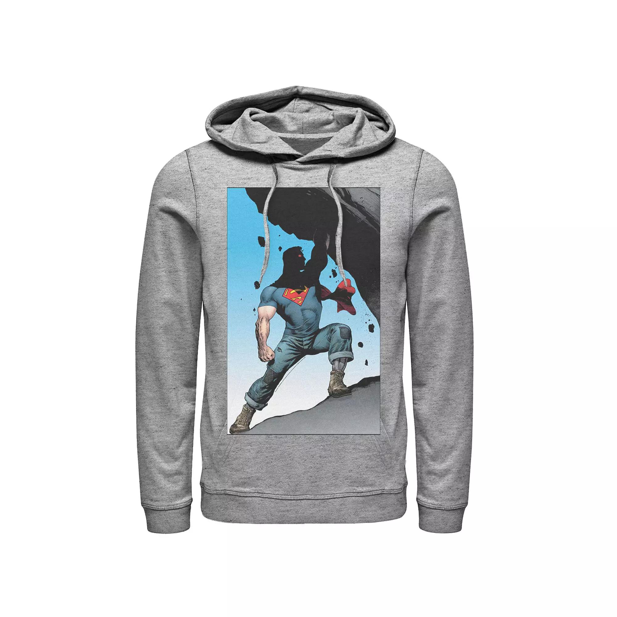 Men's DC Comics Superman Power Lift Comic Poster Hoodie,  Product Image