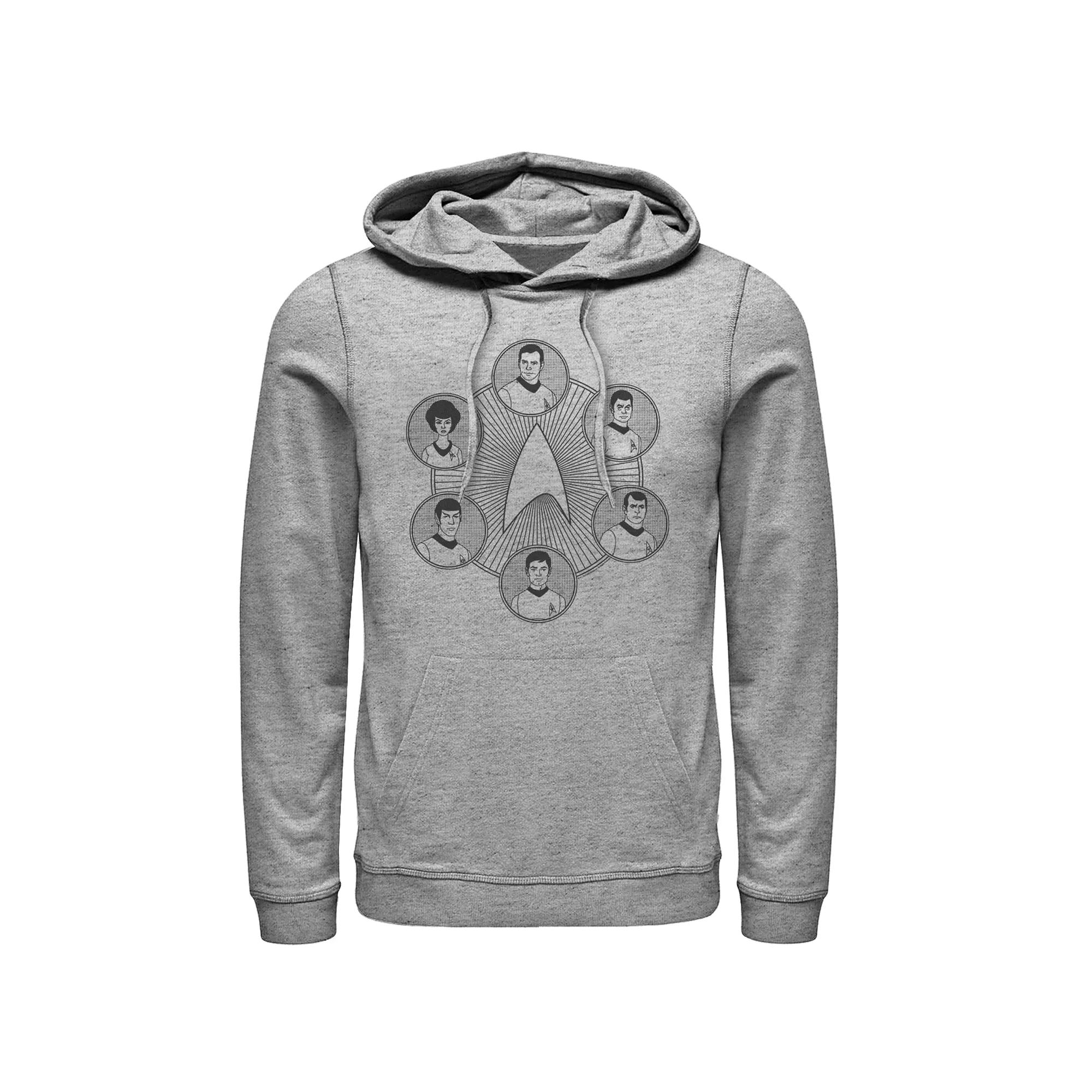 Men's Star Trek Animated Line Art Pull-Over Hoodie,  Product Image
