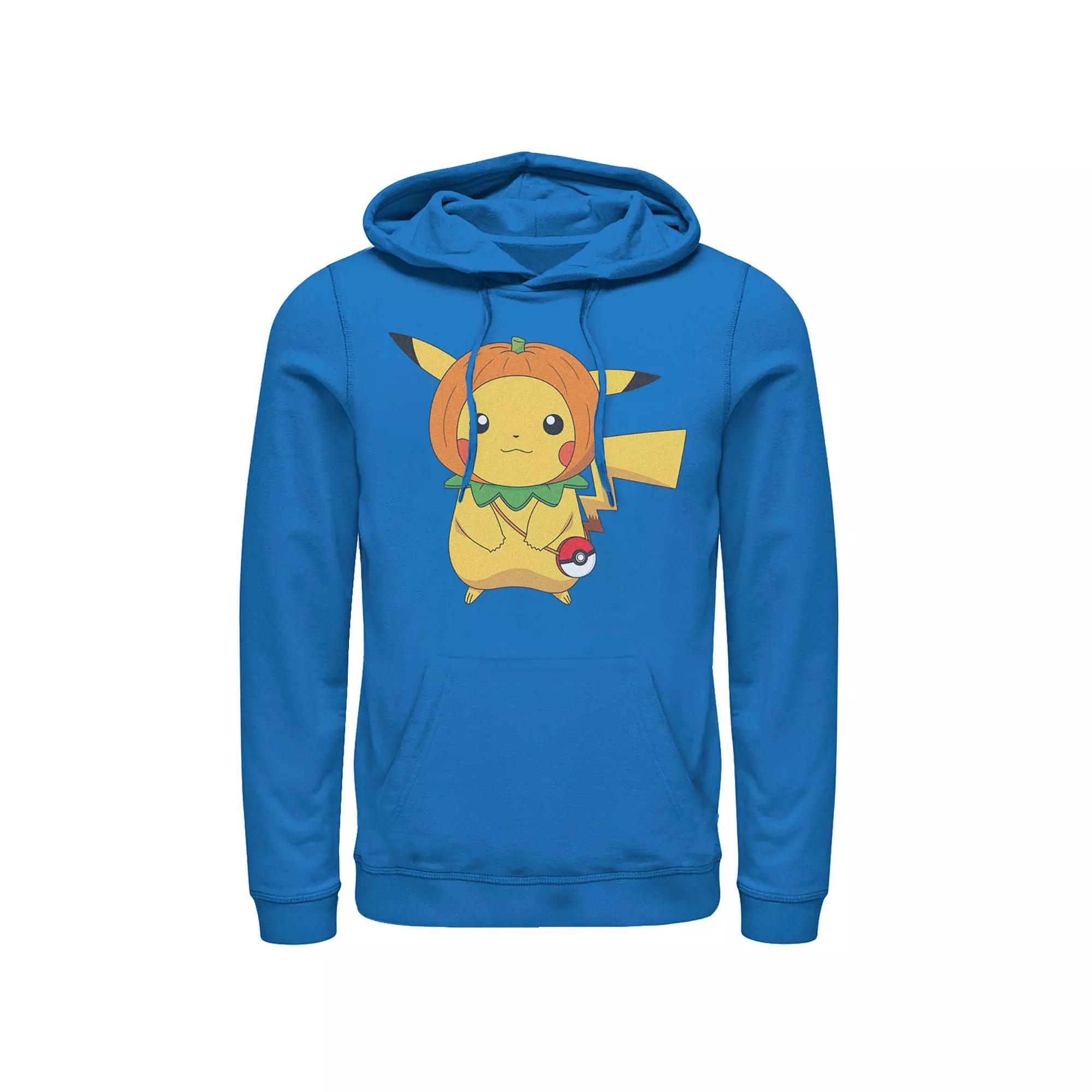 Men's Pokemon Pikachu Pumpkin Hat Pokeball Hoodie,  Product Image