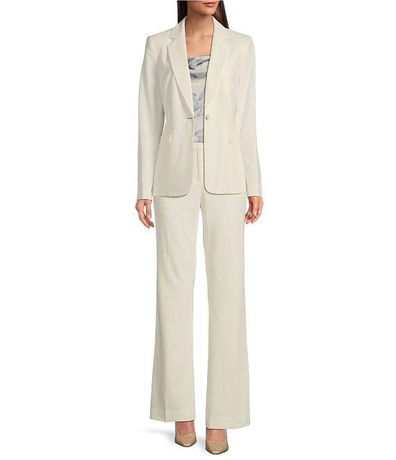 DKNY By Donna Karan Modern Fit Wide Leg Pants Product Image