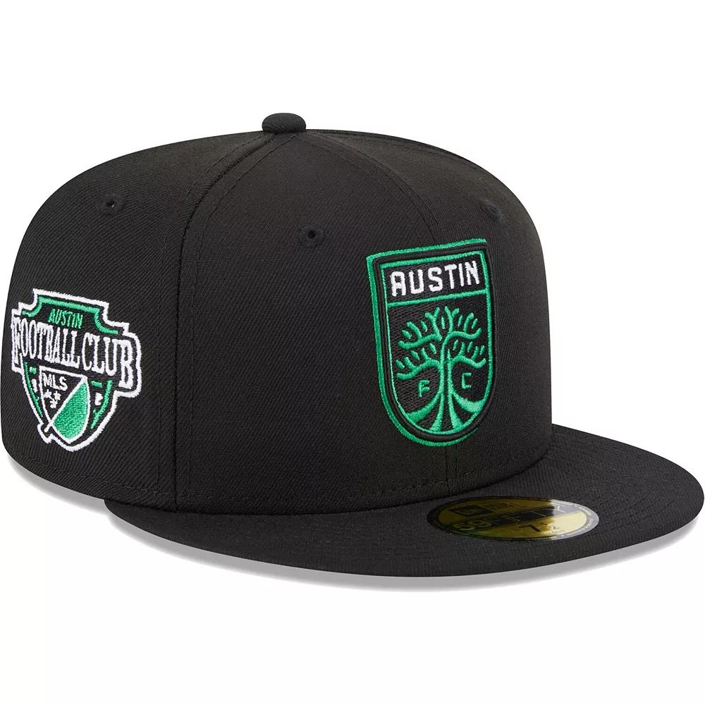 Men's New Era Black Austin FC Patch 59FIFTY Fitted Hat, Size: 7 3/8, Afc Black Product Image