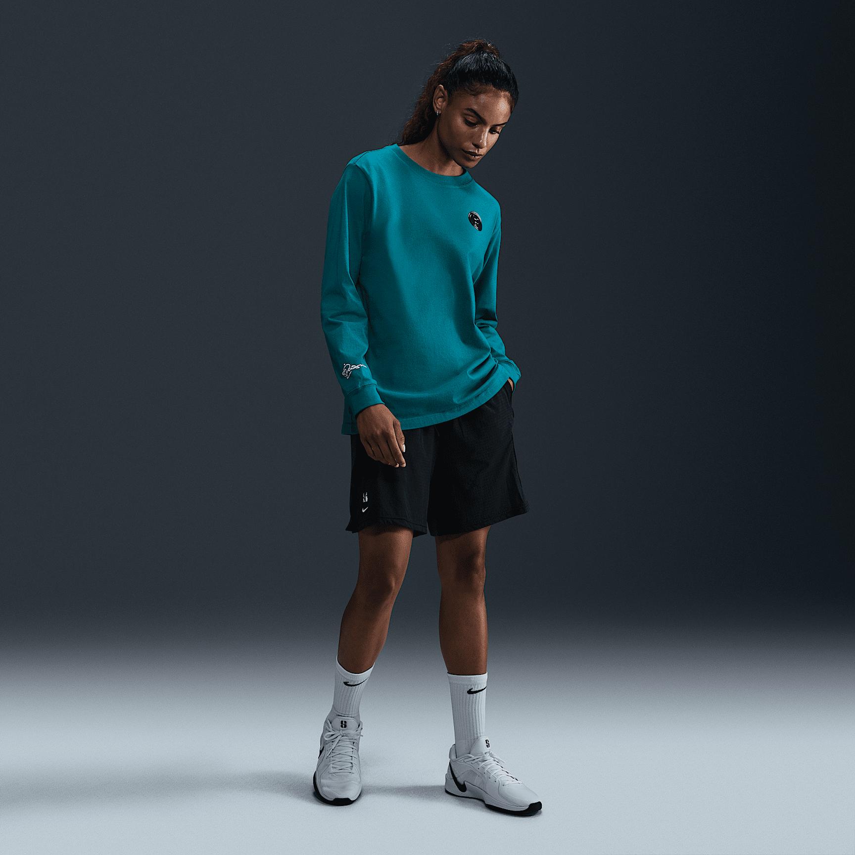 Nike Womens Nike Sabrina Signature Shorts - Womens Black/Summit White Product Image