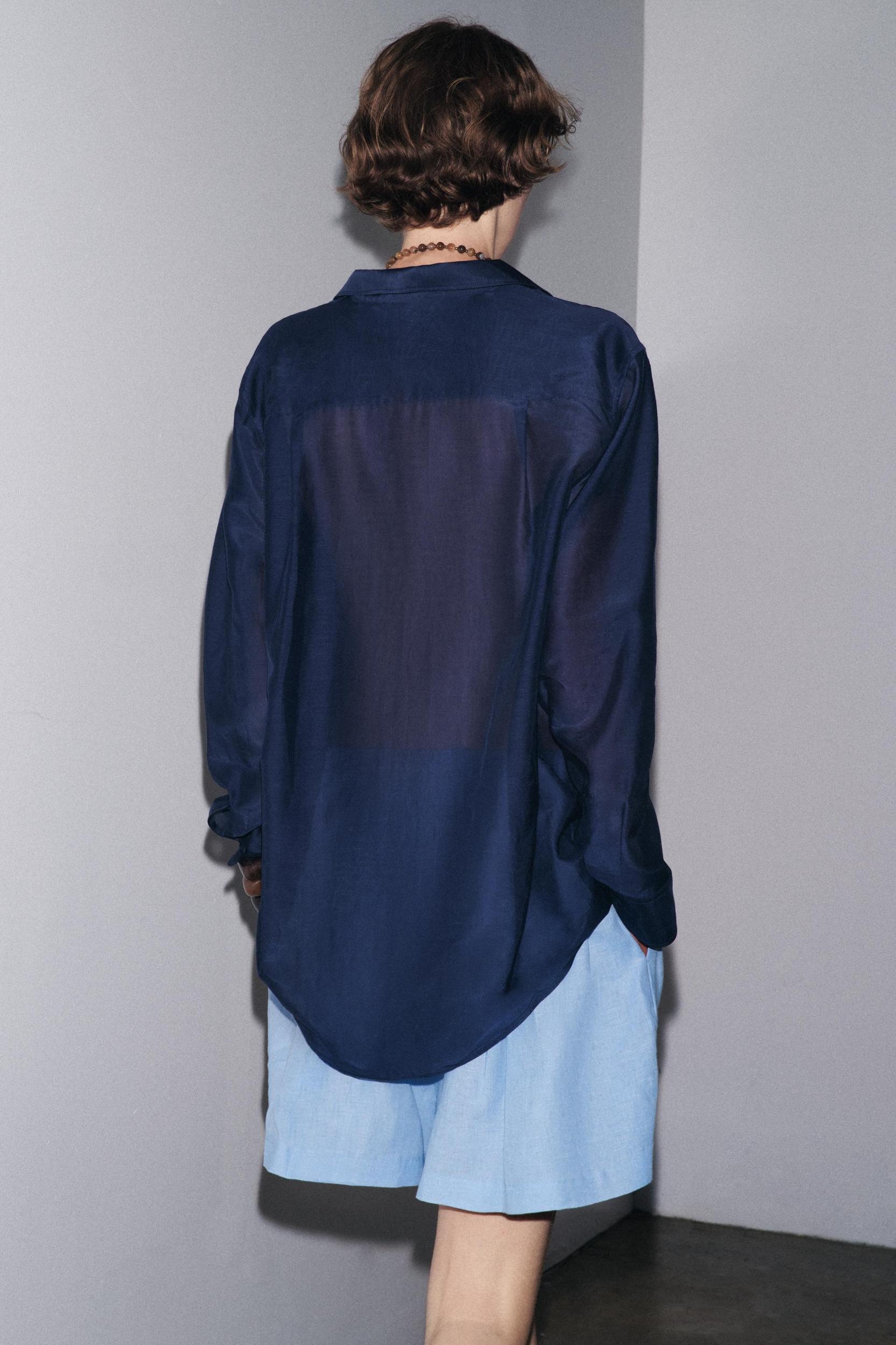 100% LINEN SHORTS ZW COLLECTION Product Image