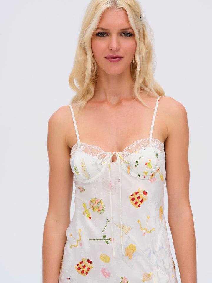 Chania Midi Dress — White Product Image