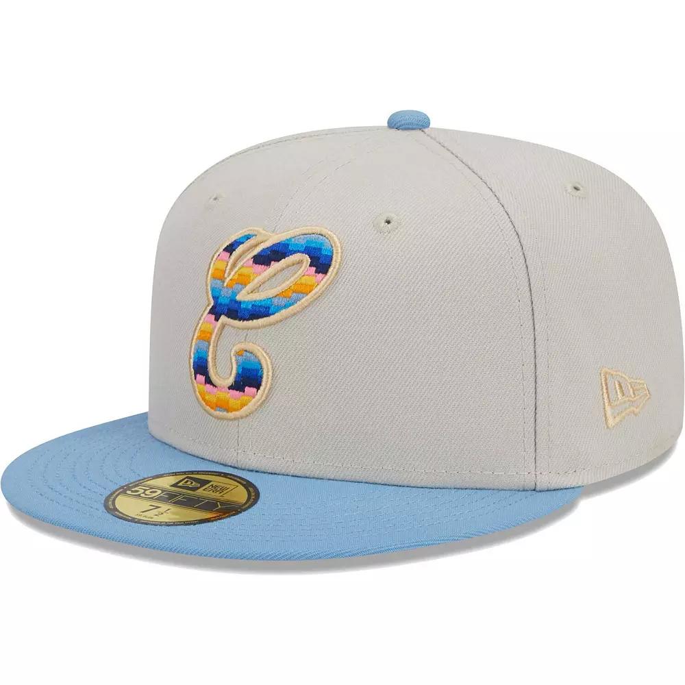 Men's New Era Natural Chicago White Sox Beach Front 59FIFTY Fitted Hat,  Product Image