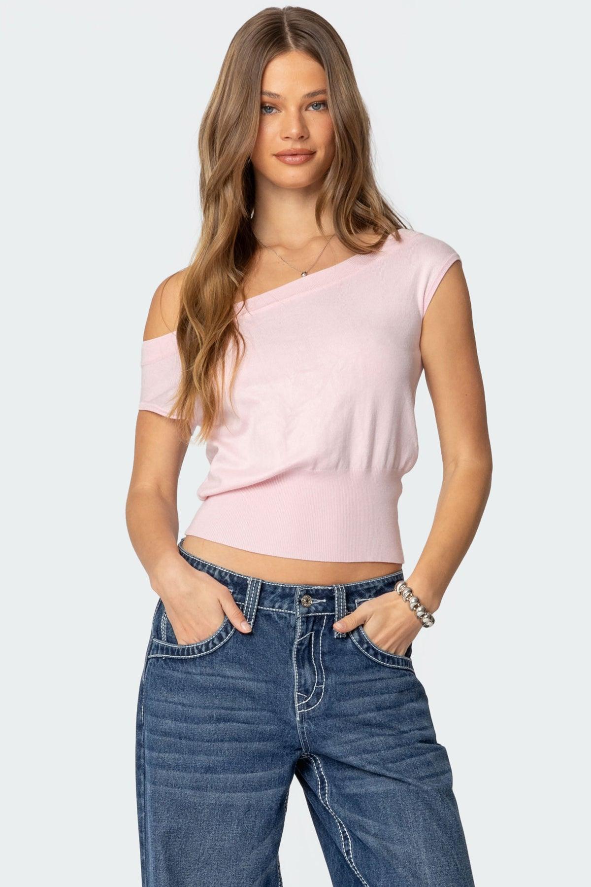 Michaela Off Shoulder Knit Top Product Image